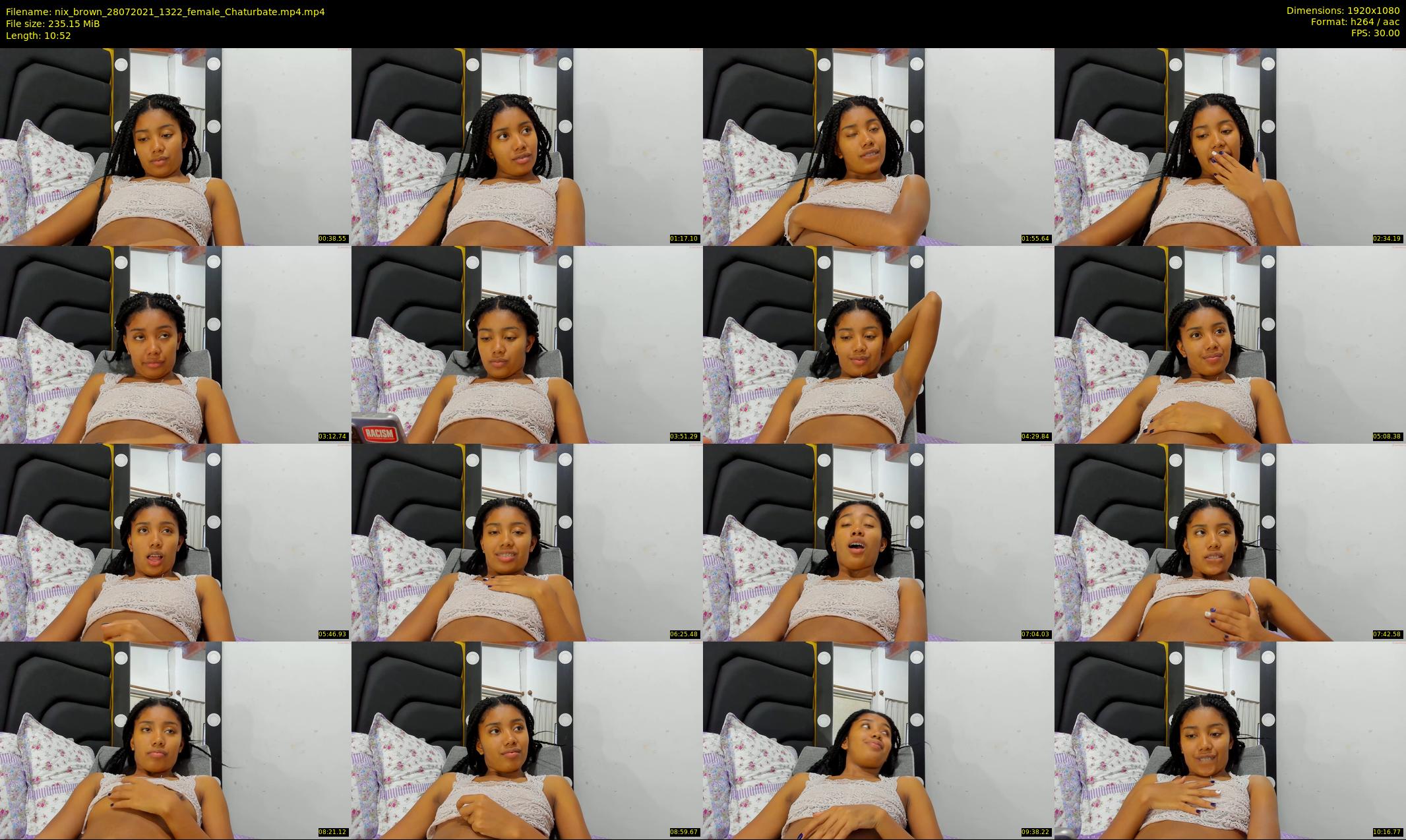 nix_brown — 11 minute Chaturbate female cam show recording, 1080p, Jul 28, 2021