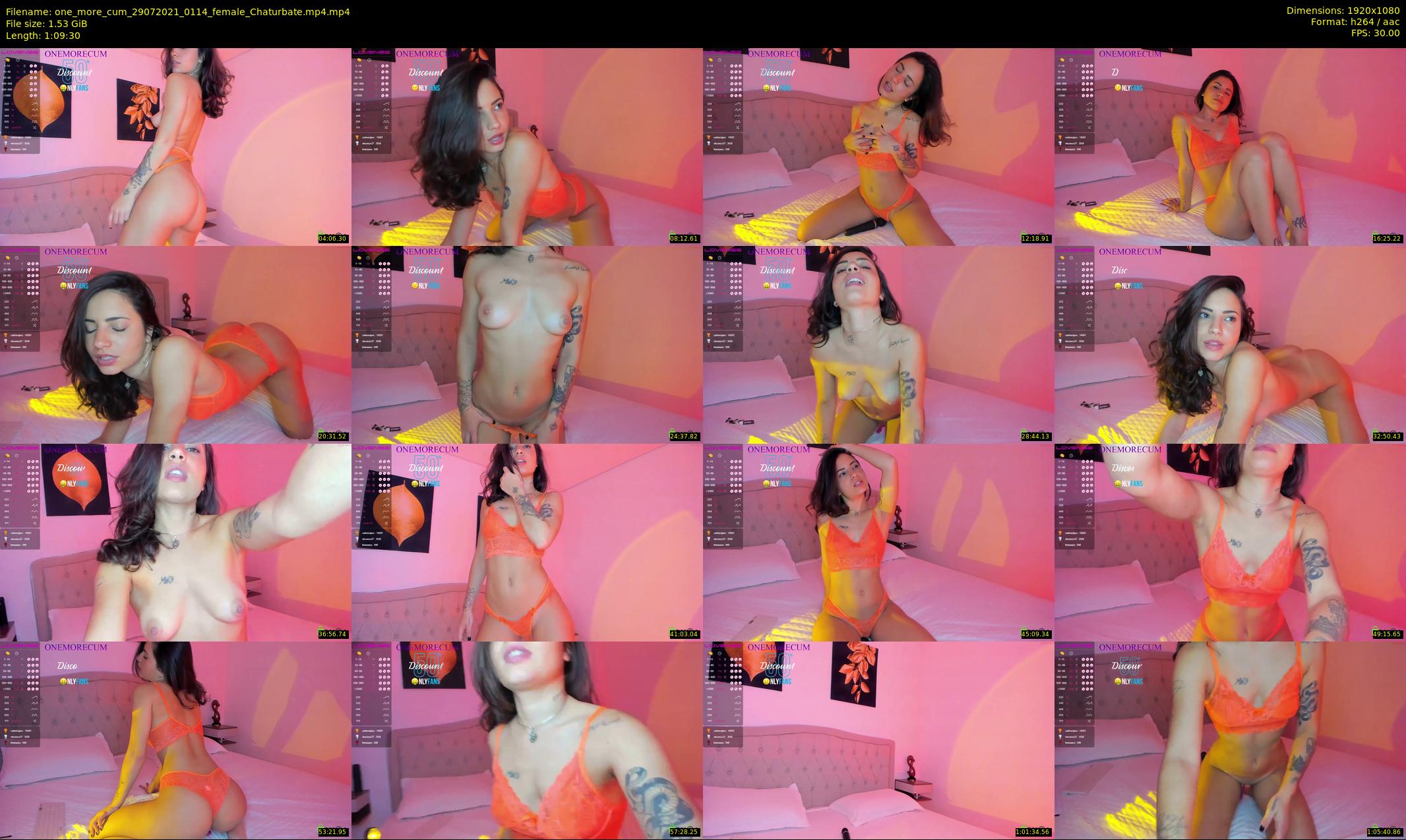 one_more_cum — 70 minute Chaturbate couple cam show recording, 1080p, Jul 29, 2021