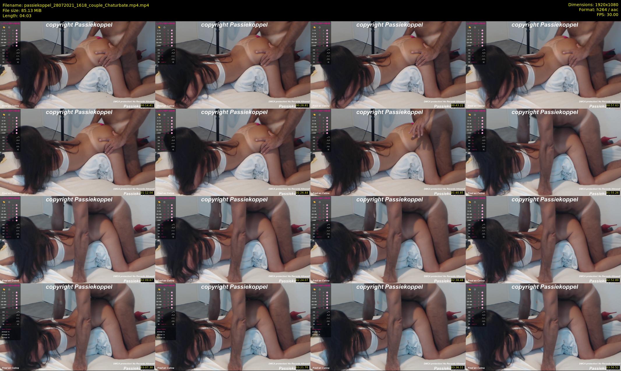 passiekoppel — 5 minute Chaturbate couple cam show recording, 1080p, Jul 28, 2021