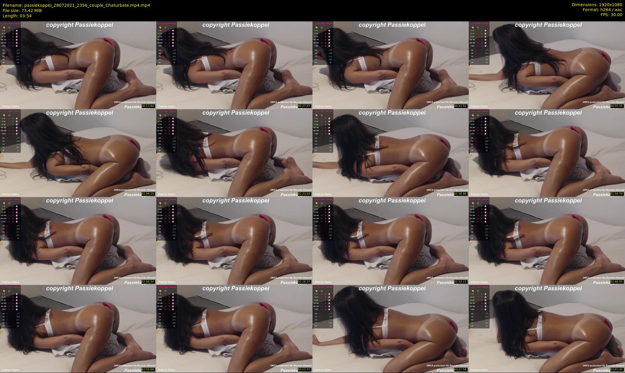 passiekoppel — 4 minute Chaturbate couple cam show recording, 1080p, Jul 28, 2021
