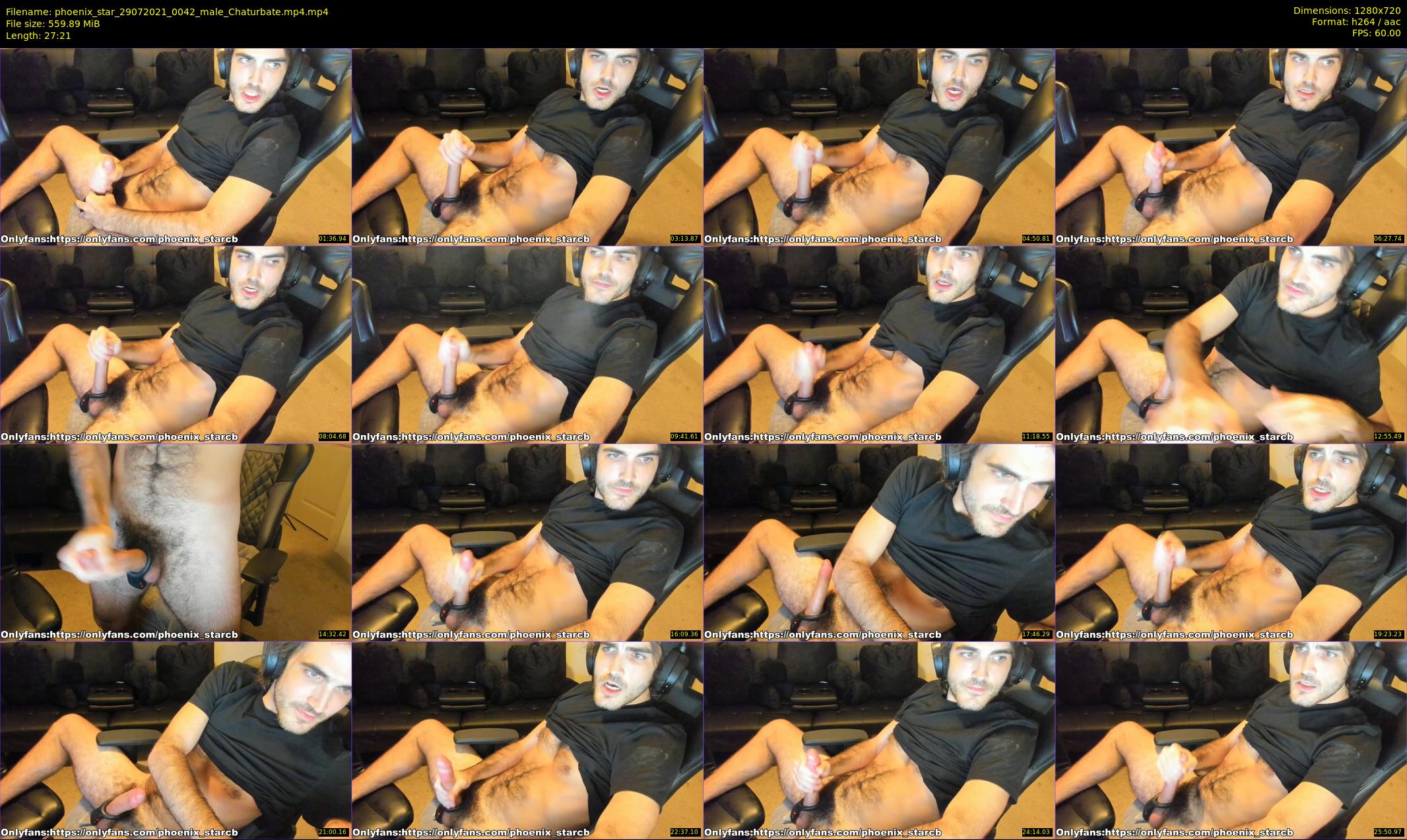 phoenix_star — 28 minute Chaturbate male cam show recording, 720p, Jul 29, 2021