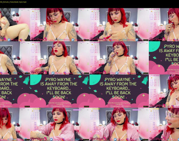 pyrowayne — 74 minute Chaturbate female cam show recording, 1080p, Jul 29, 2021