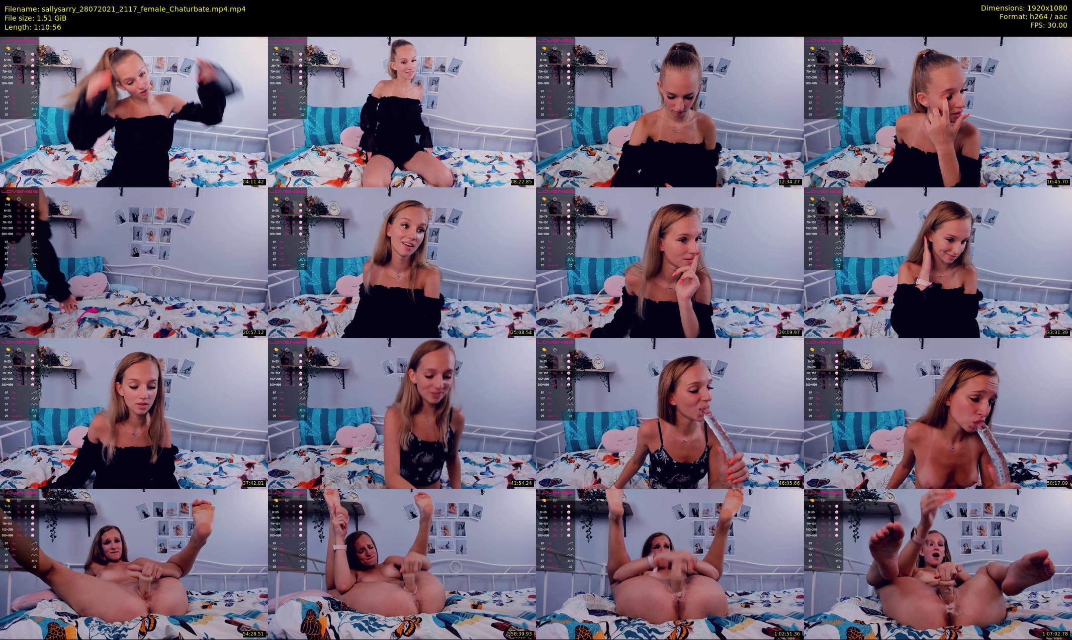 sallysarry — 71 minute Chaturbate couple cam show recording, 1080p, Jul 28, 2021