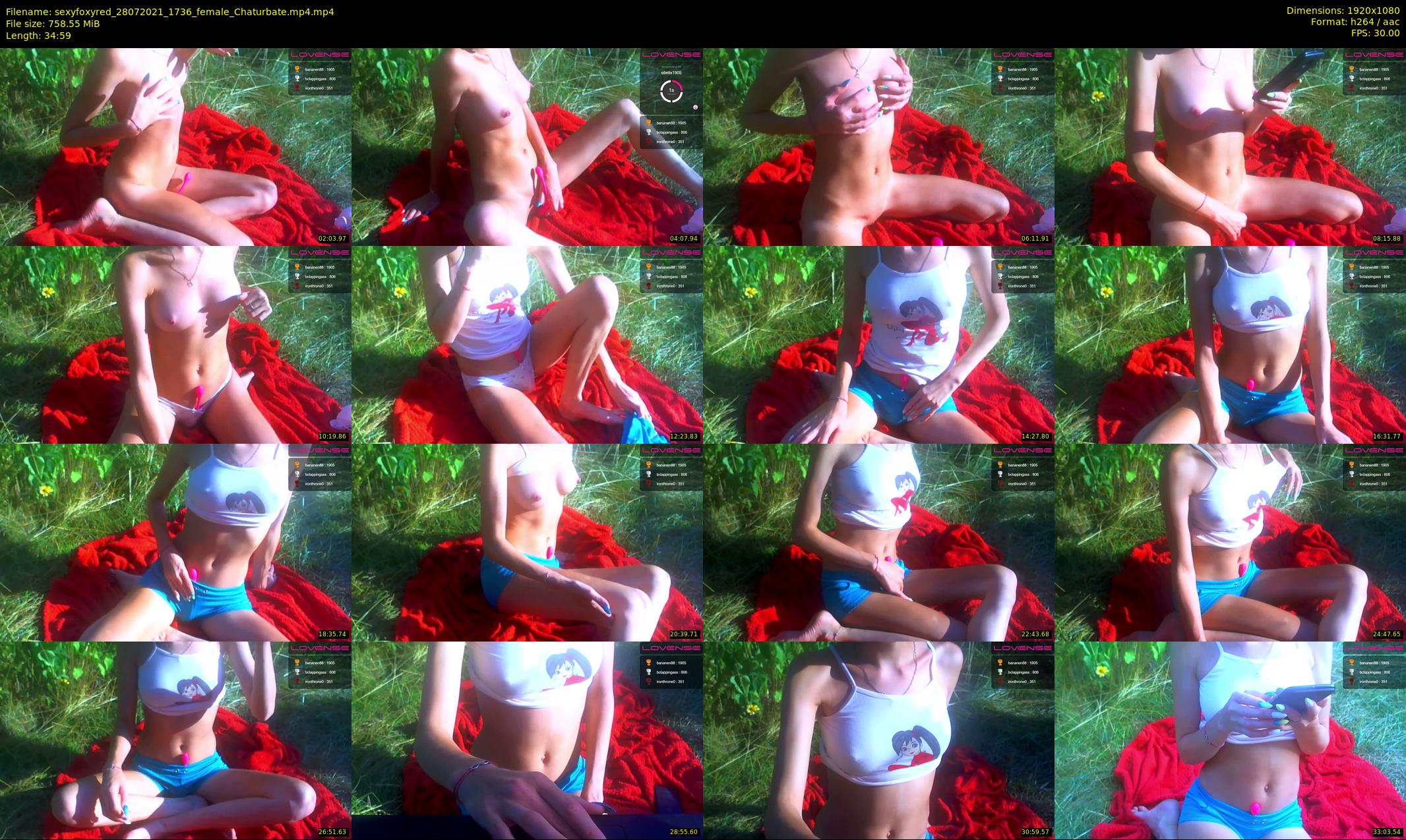 sexyfoxyred — 35 minute Chaturbate female cam show recording, 1080p, Jul 28, 2021