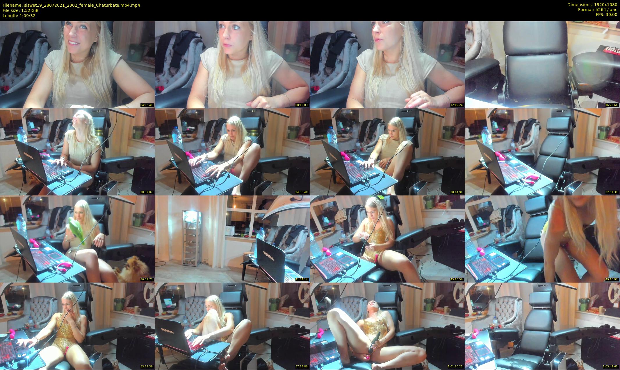 siswet19 — 70 minute Chaturbate female cam show recording, 1080p, Jul 28, 2021