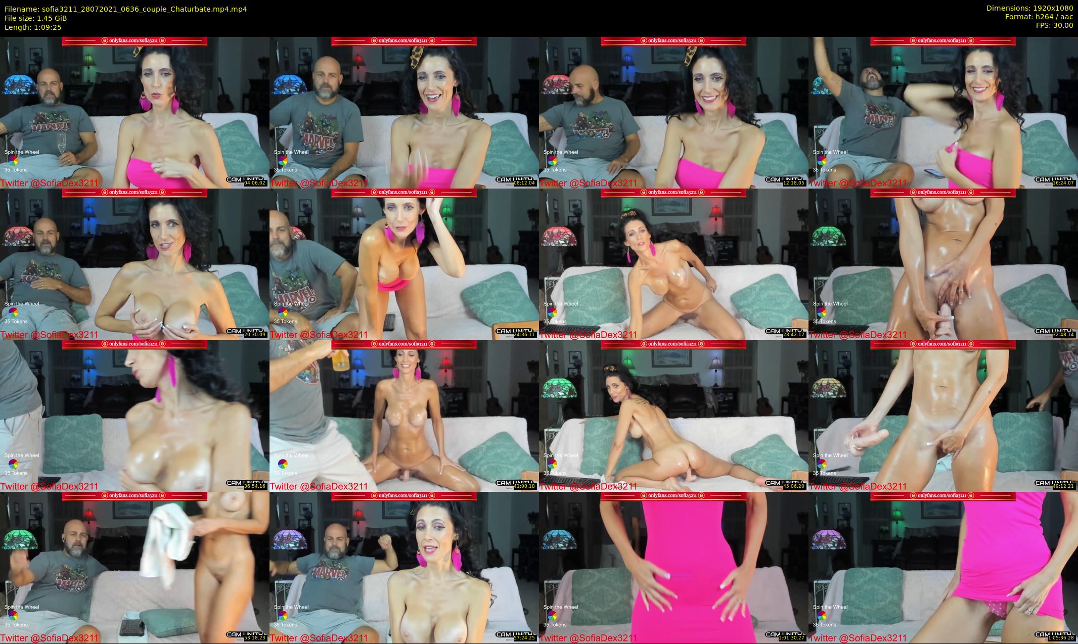 sofia3211 — 70 minute Chaturbate couple cam show recording, 1080p, Jul 28, 2021