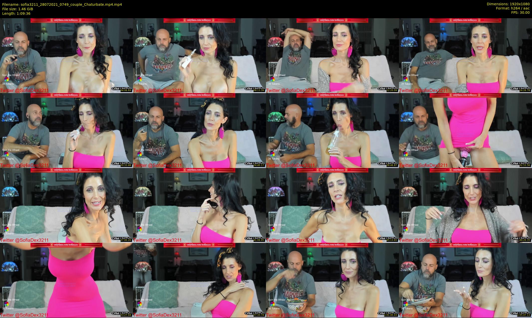 sofia3211 — 70 minute Chaturbate couple cam show recording, 1080p, Jul 28, 2021