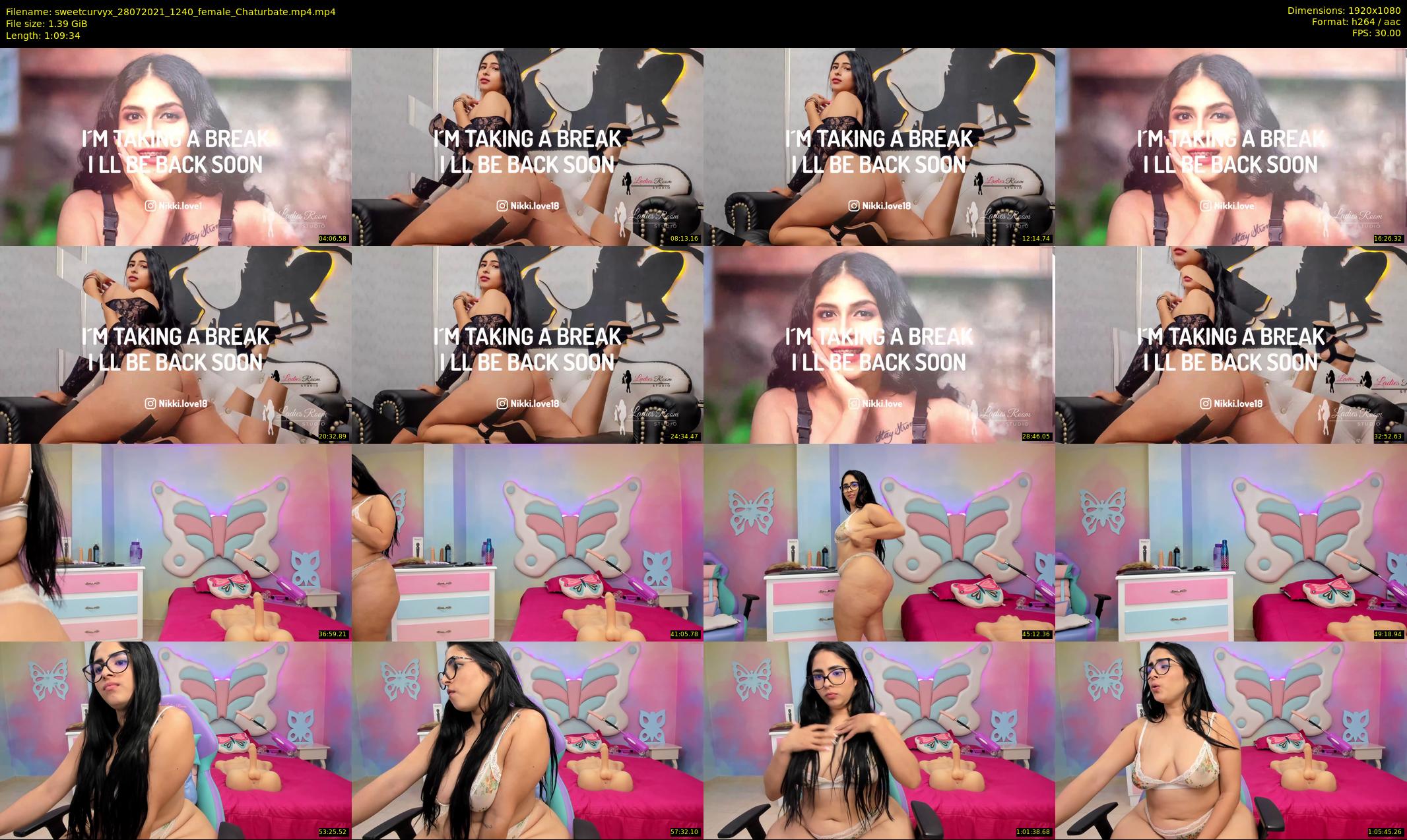 sweetcurvyx — 70 minute Chaturbate couple cam show recording, 1080p, Jul 28, 2021