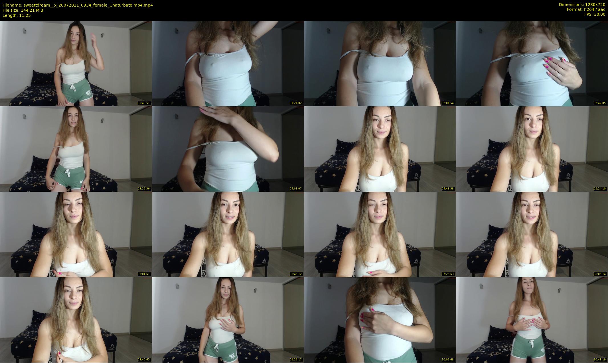sweettdream__x — 12 minute Chaturbate female cam show recording, 720p, Jul 28, 2021