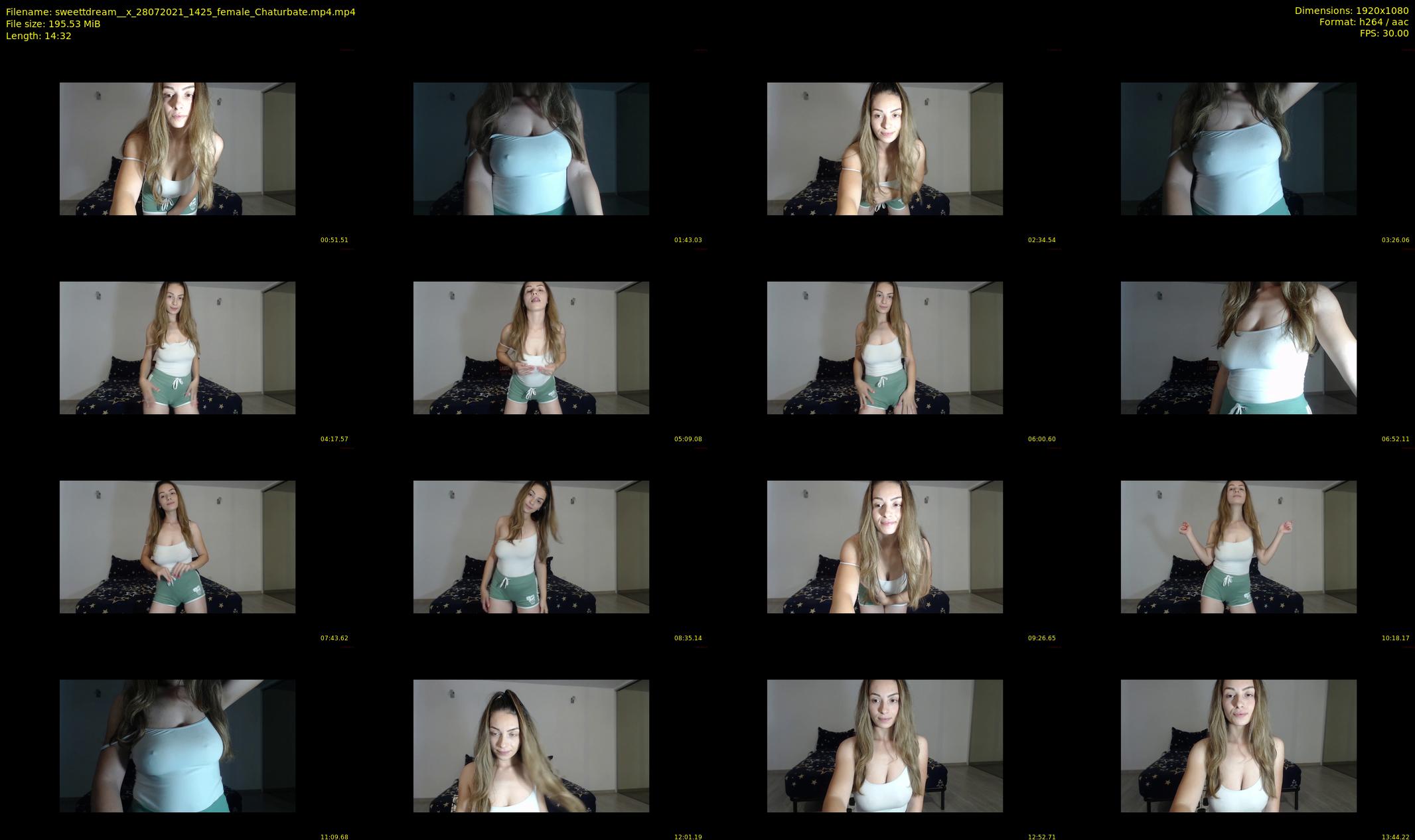 sweettdream__x — 15 minute Chaturbate female cam show recording, 1080p, Jul 28, 2021
