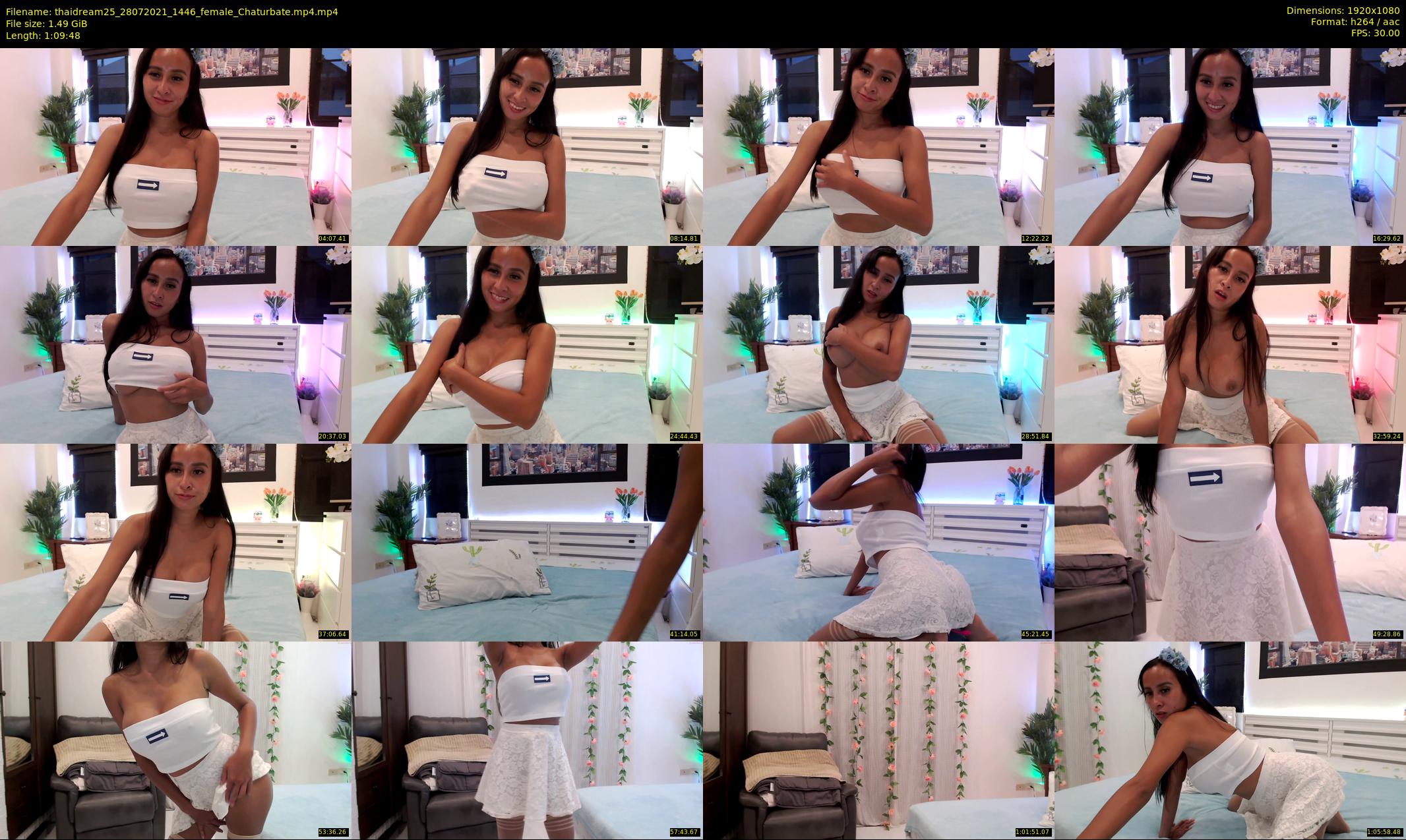 thaidream25 — 70 minute Chaturbate female cam show recording, 1080p, Jul 28, 2021