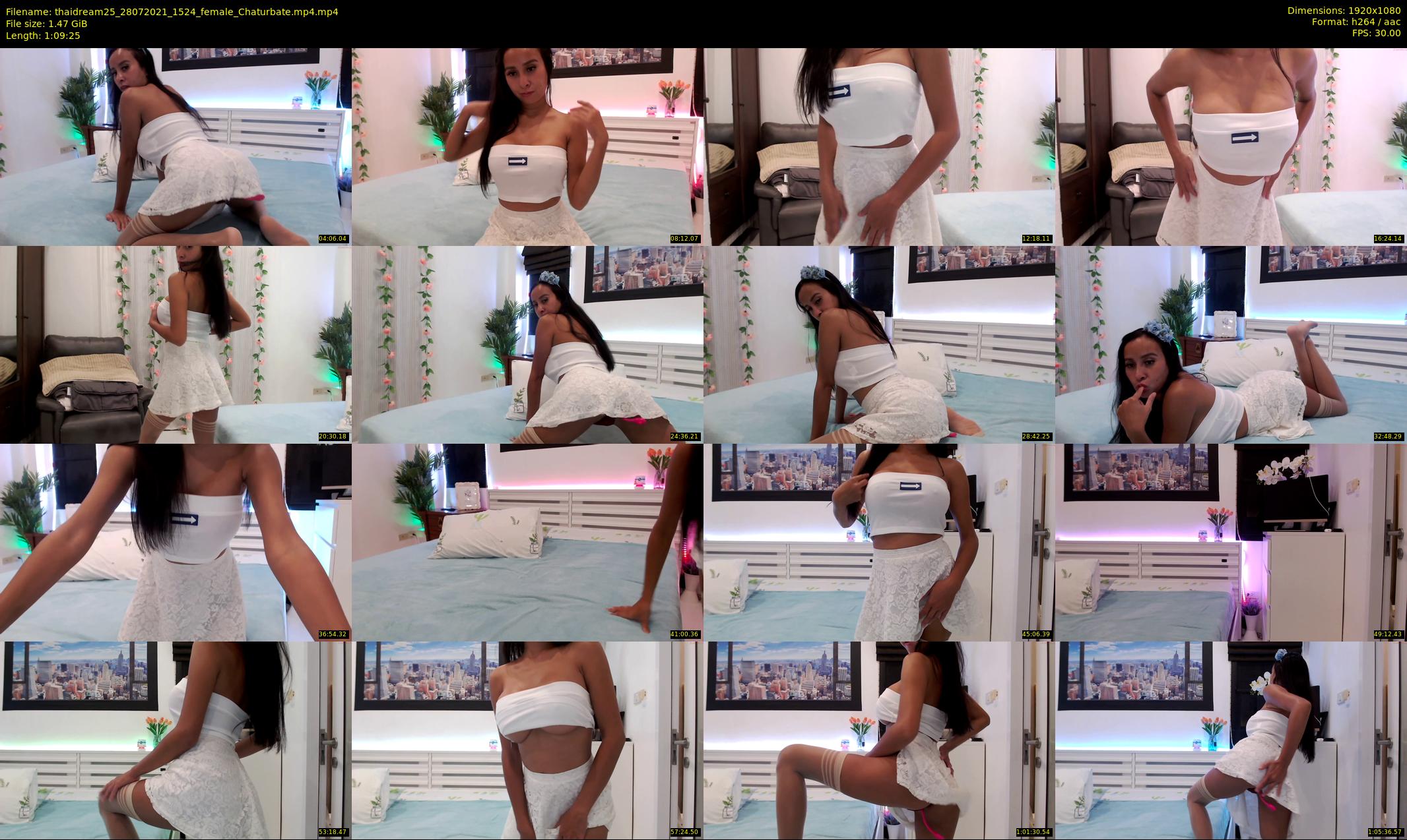 thaidream25 — 70 minute Chaturbate female cam show recording, 1080p, Jul 28, 2021