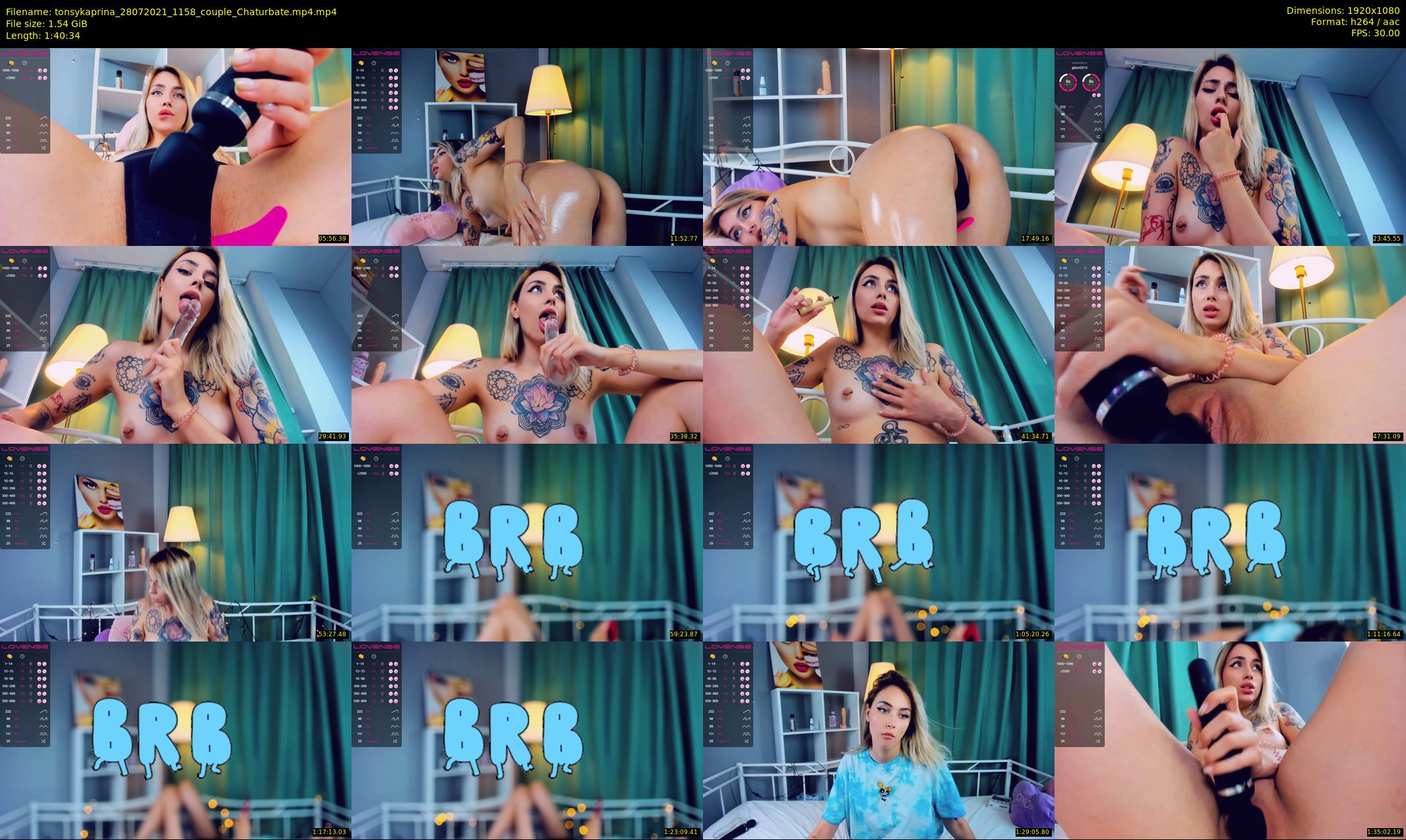 tonsykaprina — 101 minute Chaturbate couple cam show recording, 1080p, Jul 28, 2021