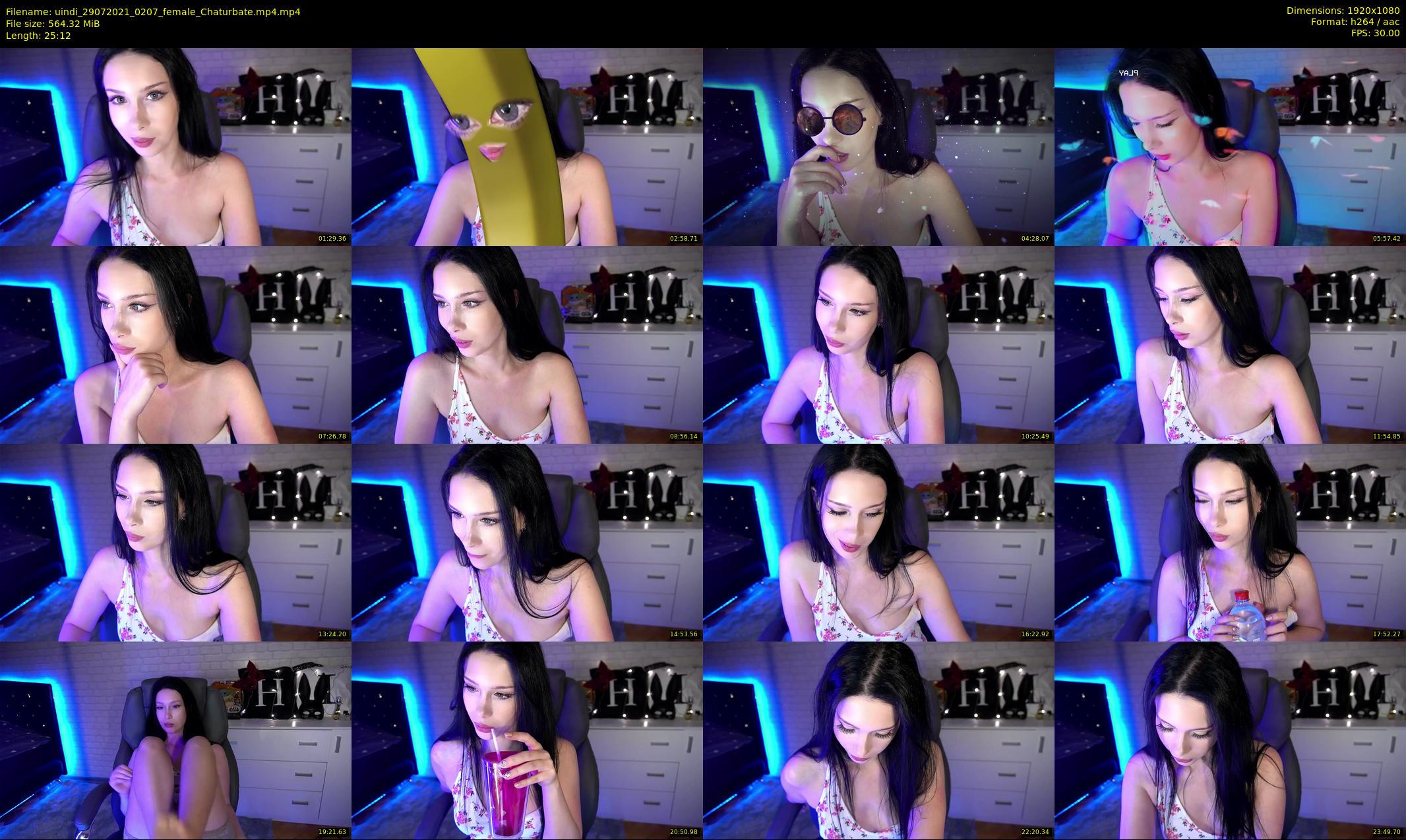 uindi — 26 minute Chaturbate female cam show recording, 1080p, Jul 29, 2021