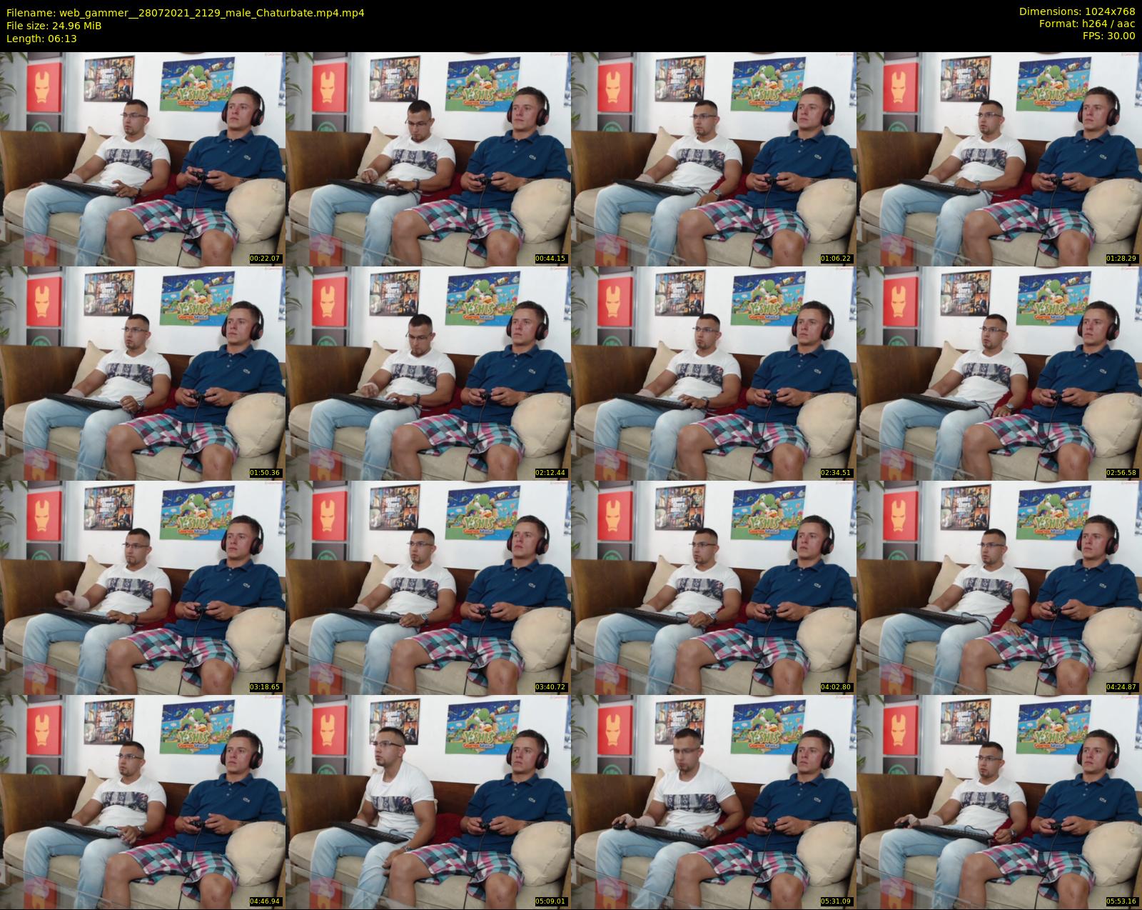 web_gammer_ — 7 minute Chaturbate male cam show recording, 720p, Jul 28, 2021