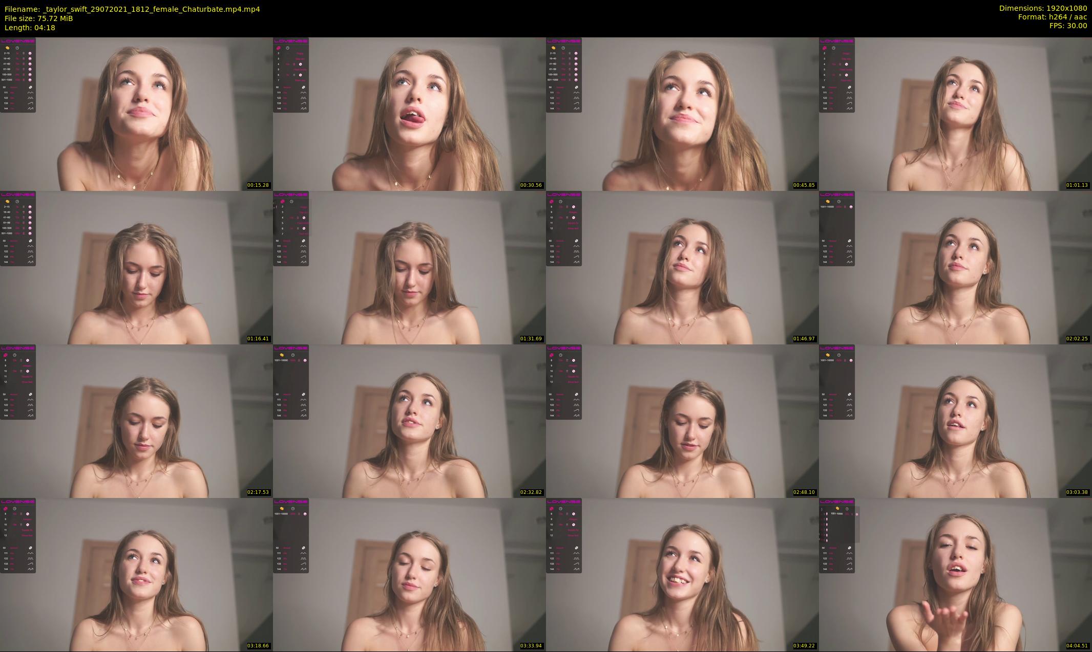 _taylor_swift — 5 minute Chaturbate female cam show recording, 1080p, Jul 29, 2021