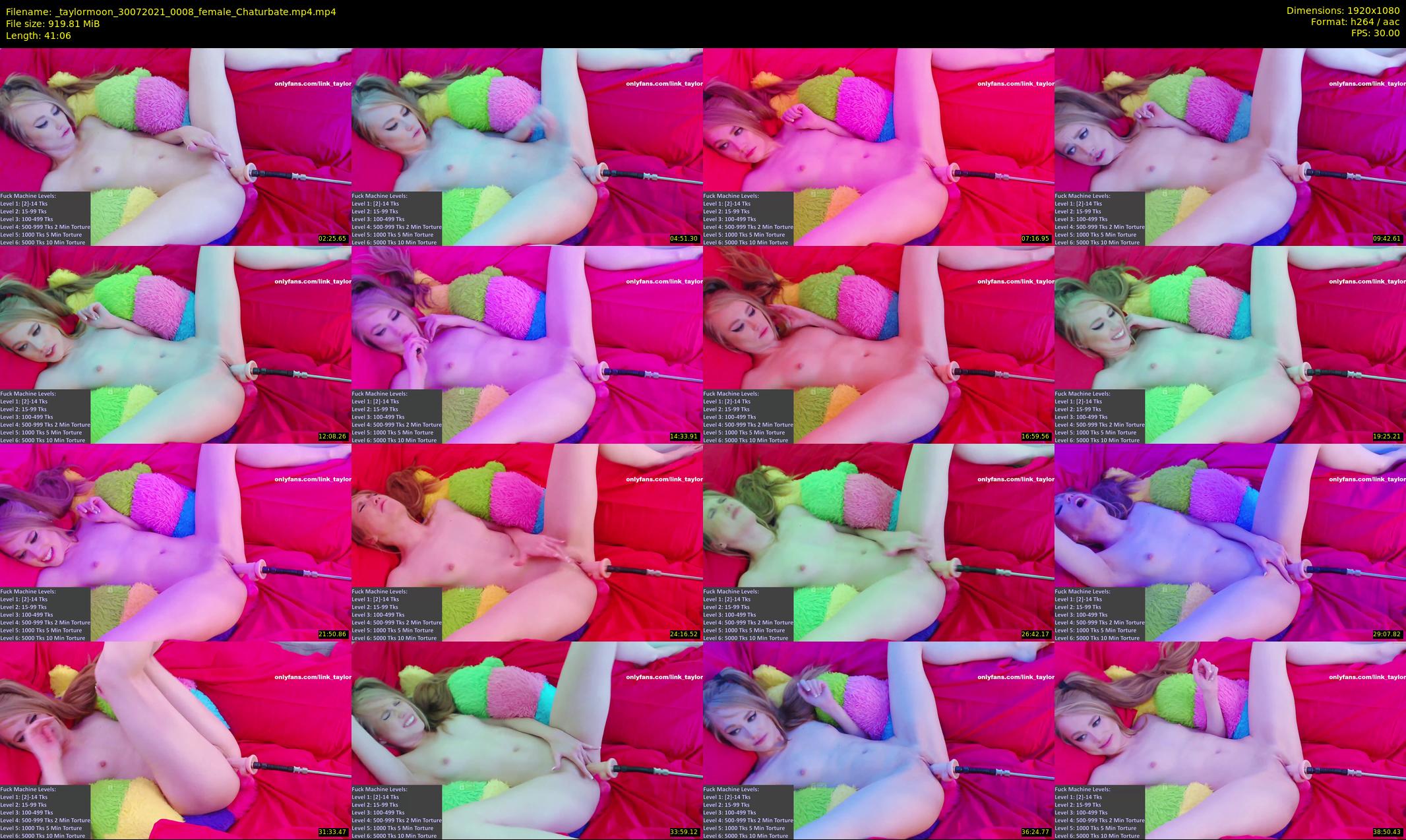 _taylormoon — 42 minute Chaturbate female cam show recording, 1080p, Jul 30, 2021