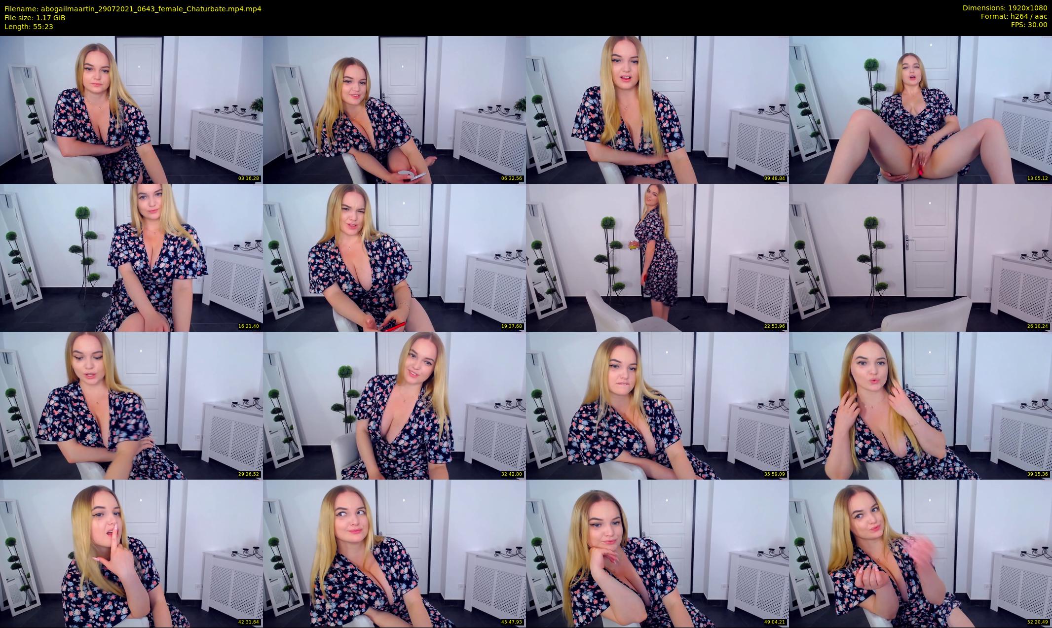 abogailmaartin — 56 minute Chaturbate female cam show recording, 1080p, Jul 29, 2021