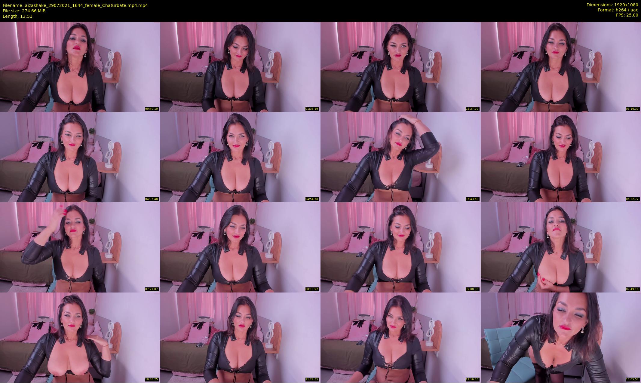 aizashake — 14 minute Chaturbate female cam show recording, 1080p, Jul 29, 2021
