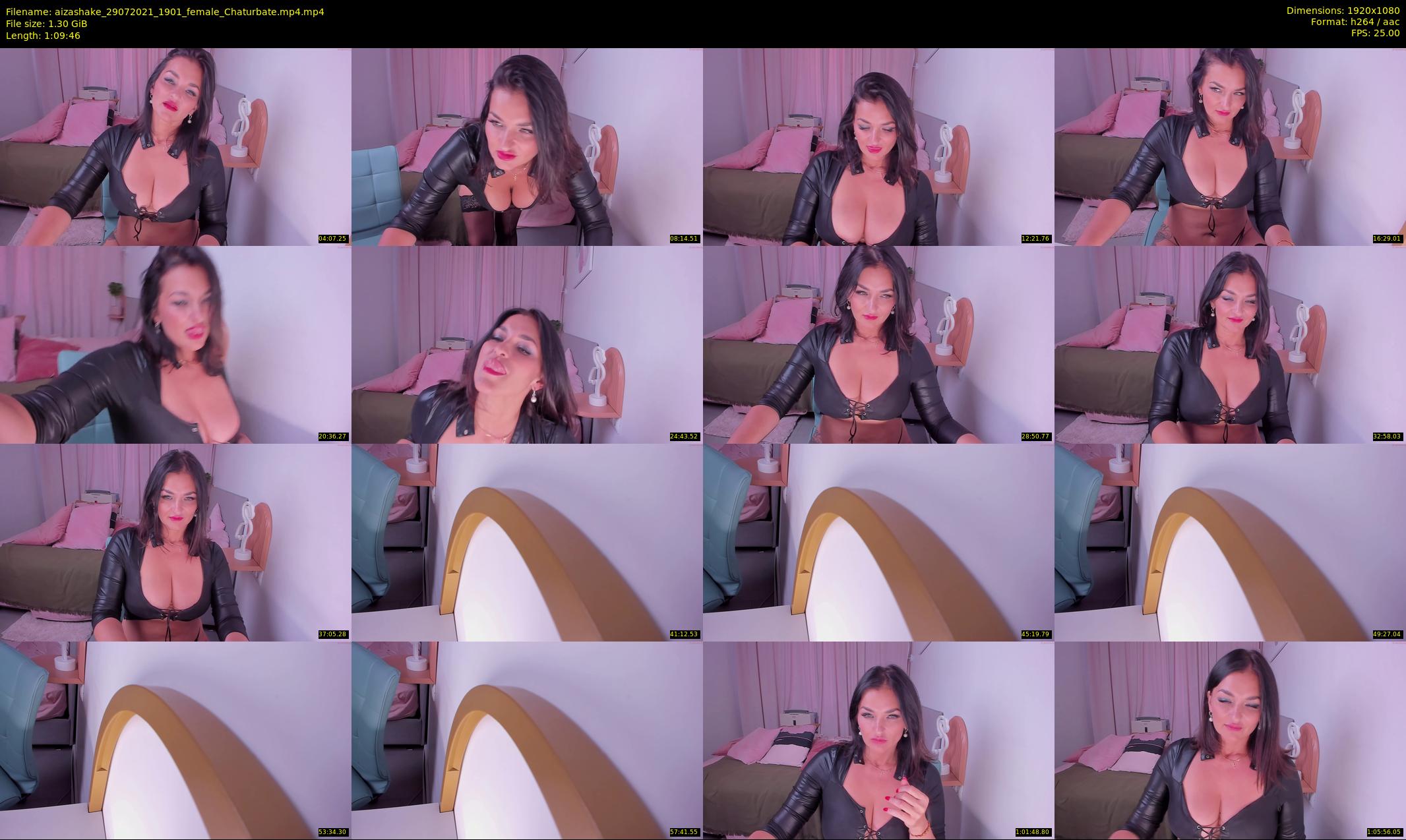 aizashake — 70 minute Chaturbate female cam show recording, 1080p, Jul 29, 2021