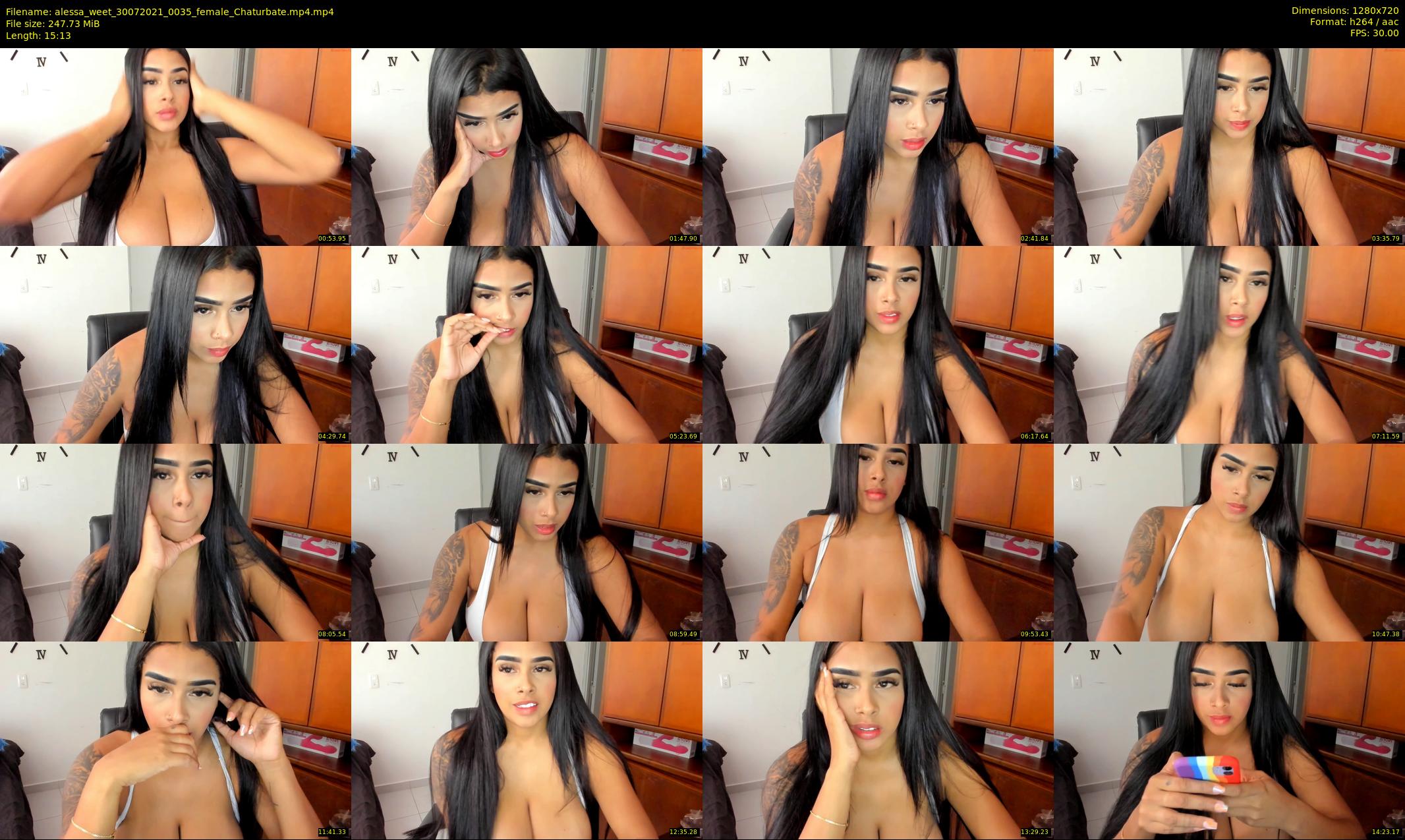 alessa_weet — 16 minute Chaturbate female cam show recording, 720p, Jul 30, 2021