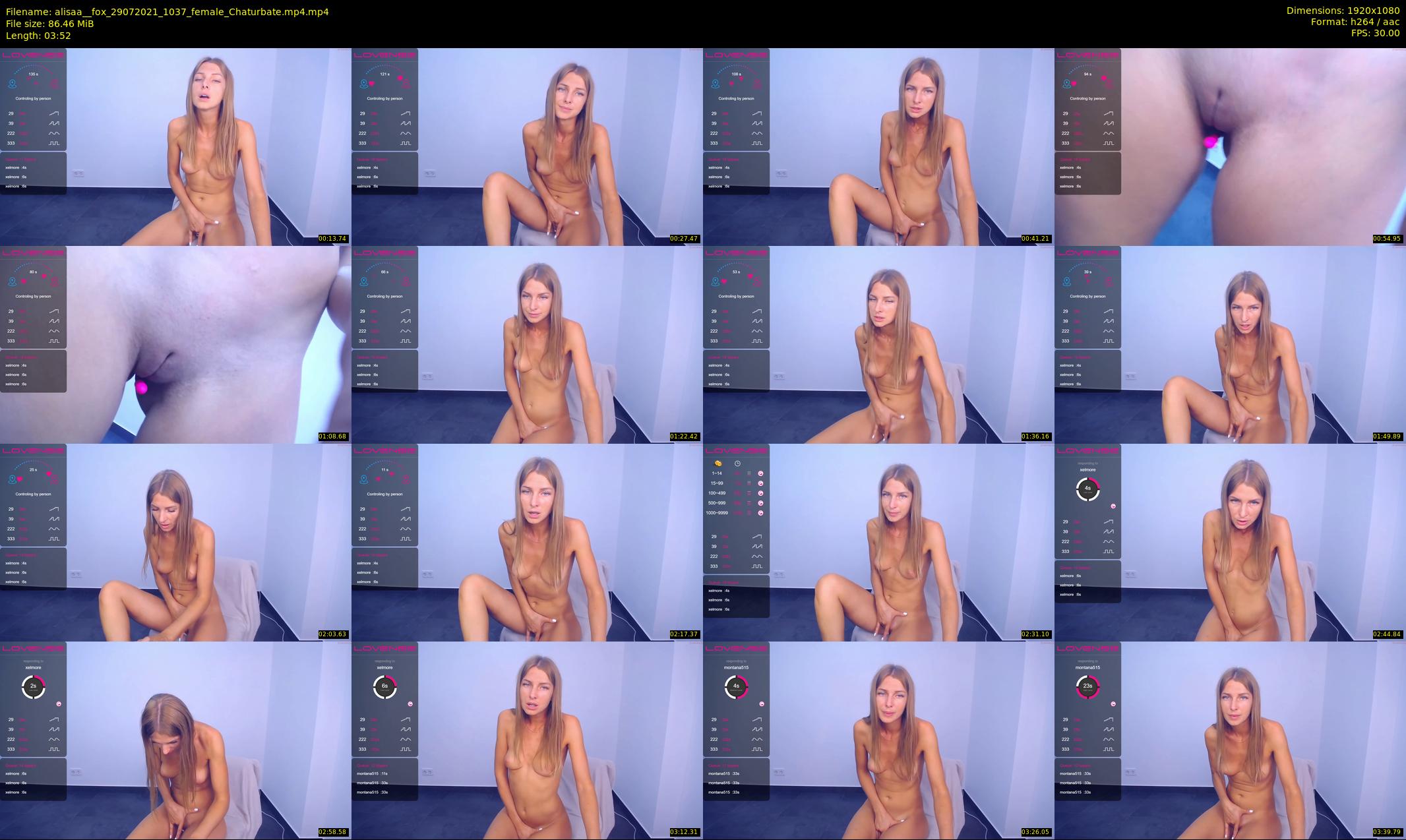 alisaa__fox — 4 minute Chaturbate female cam show recording, 1080p, Jul 29, 2021