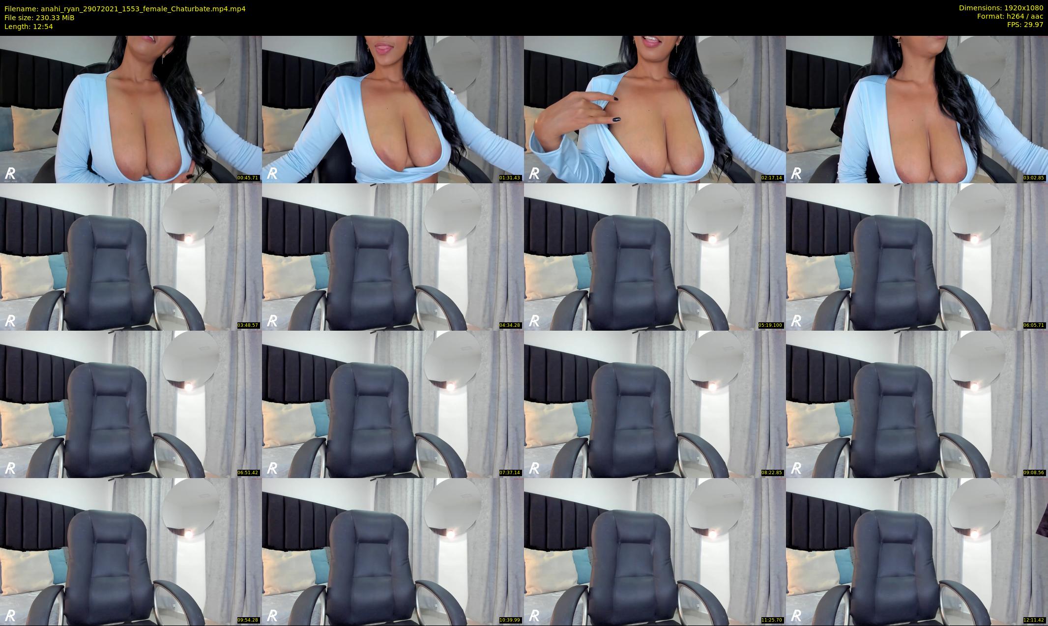 anahi_ryan — 13 minute Chaturbate female cam show recording, 1080p, Jul 29, 2021