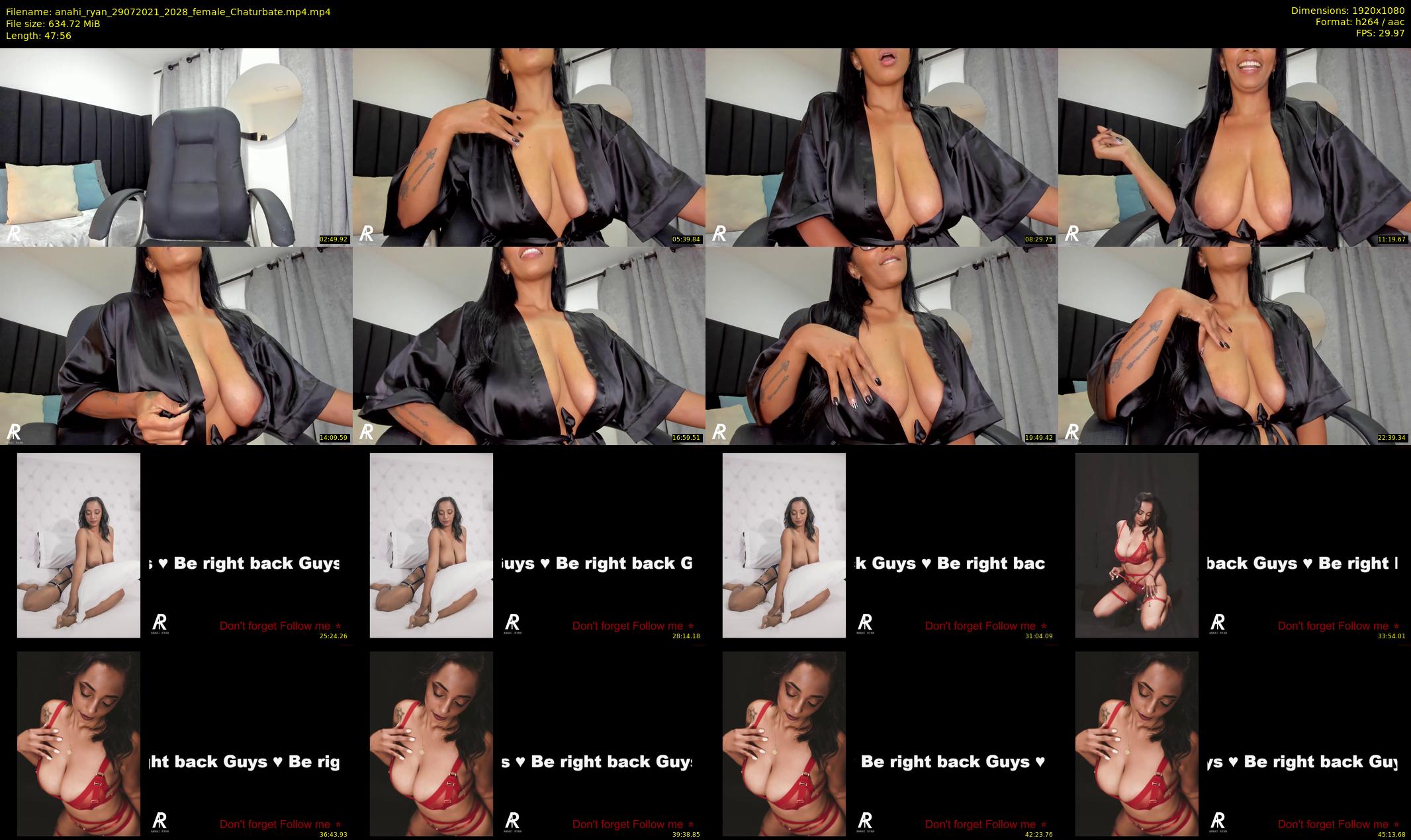 anahi_ryan — 48 minute Chaturbate female cam show recording, 1080p, Jul 29, 2021