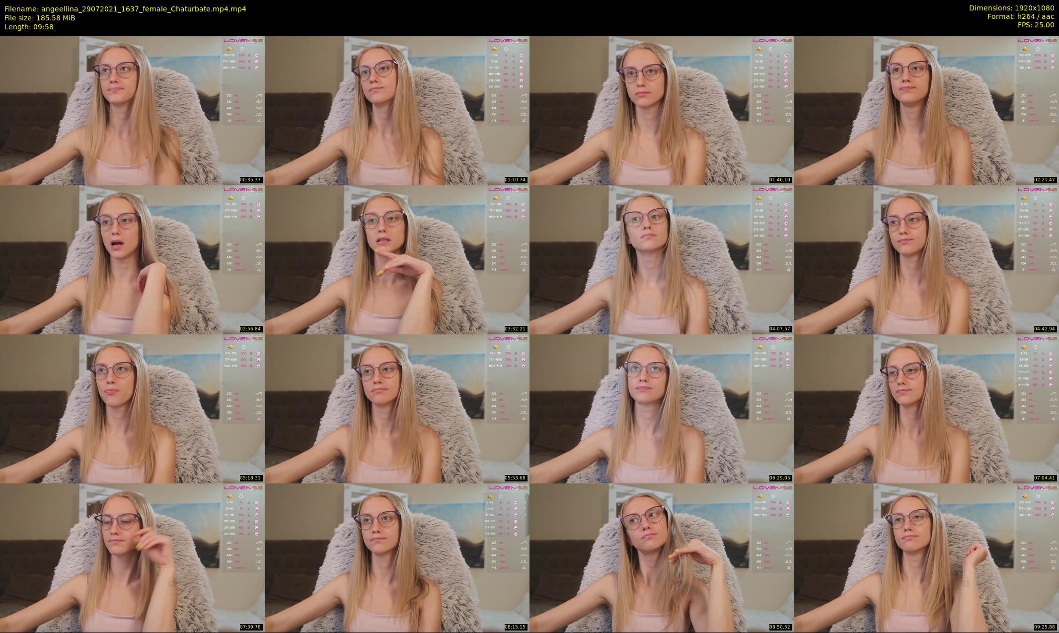angeellina — 10 minute Chaturbate female cam show recording, 1080p, Jul 29, 2021