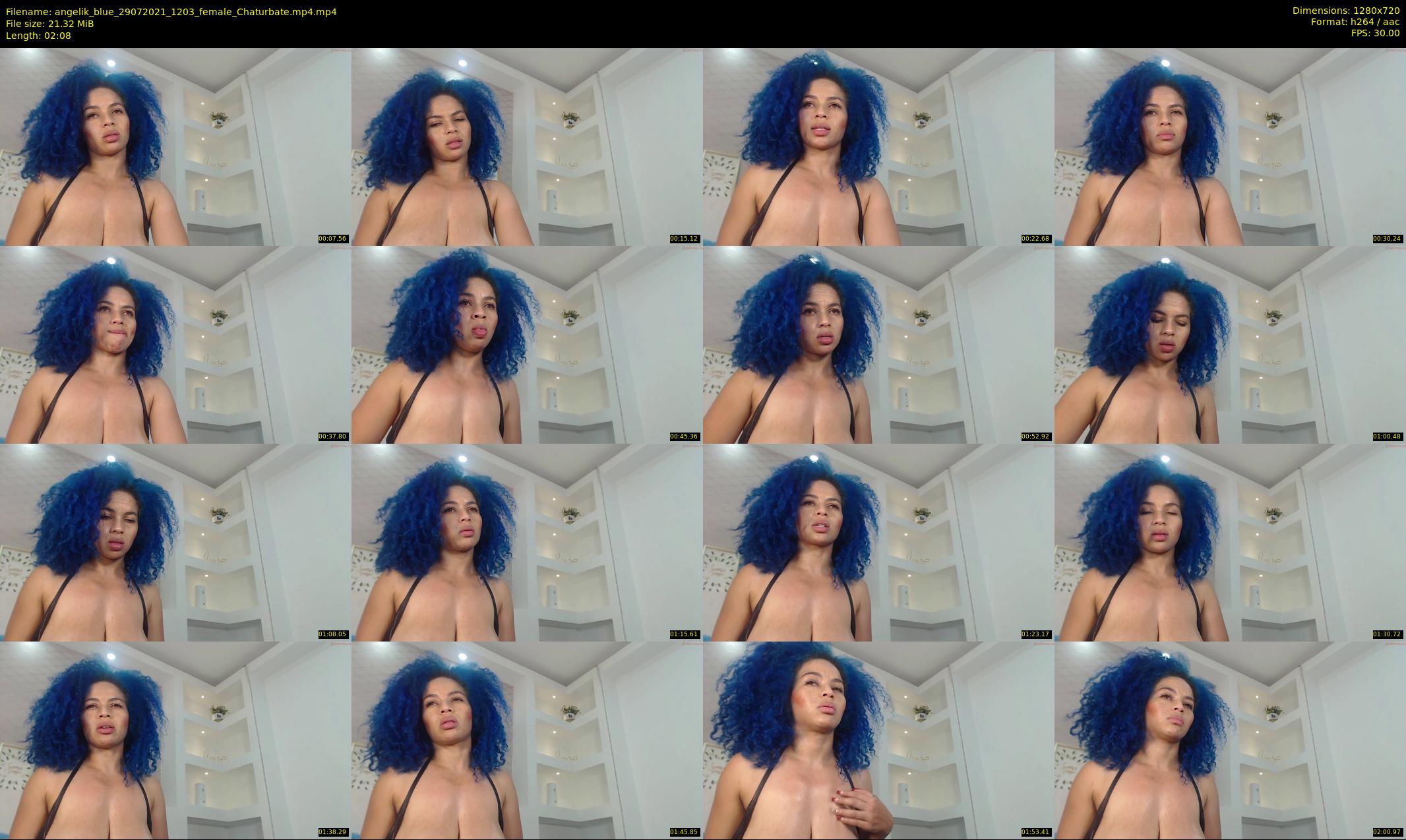 angelik_blue — 3 minute Chaturbate female cam show recording, 720p, Jul 29, 2021