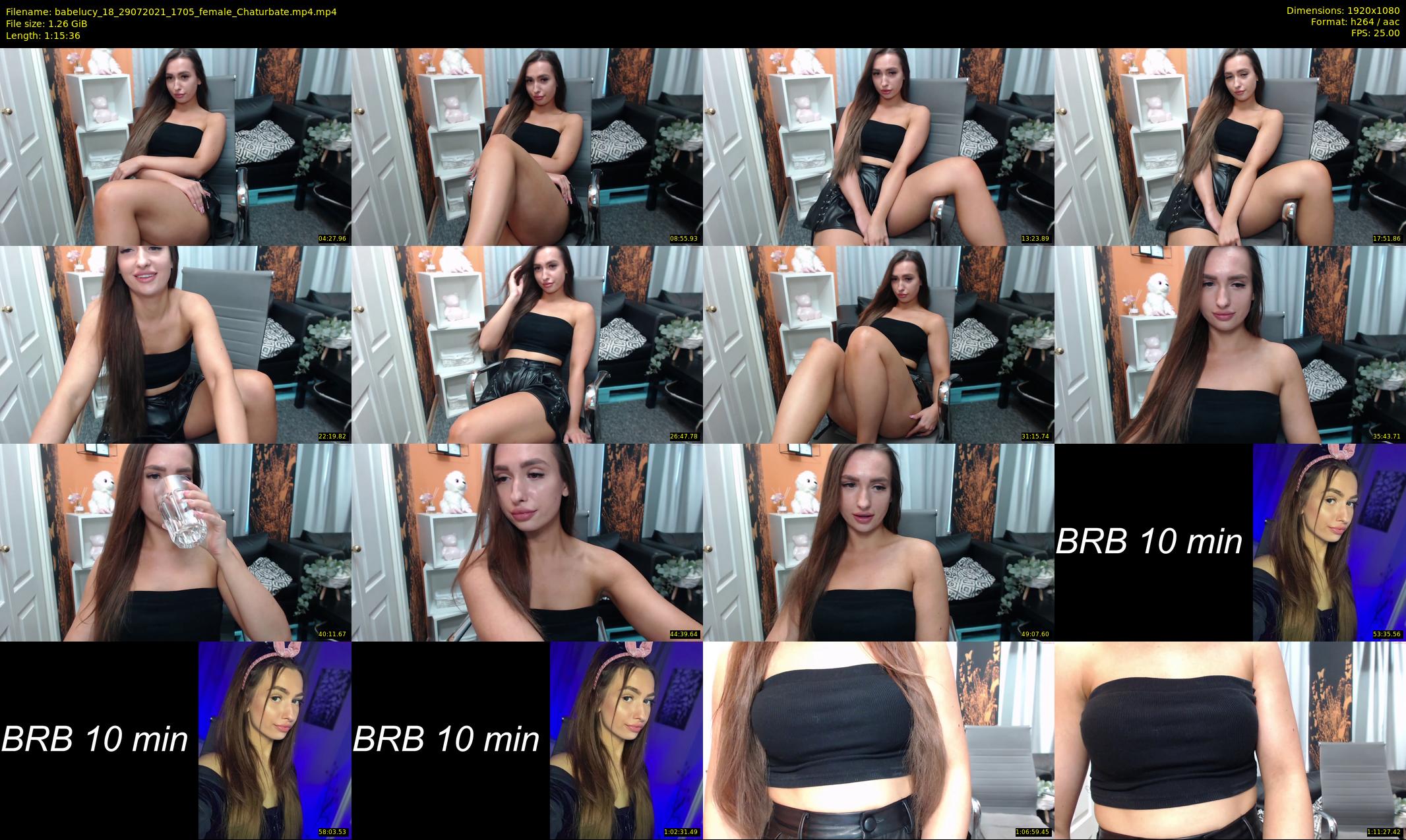 babelucy_18 — 76 minute Chaturbate female cam show recording, 1080p, Jul 29, 2021