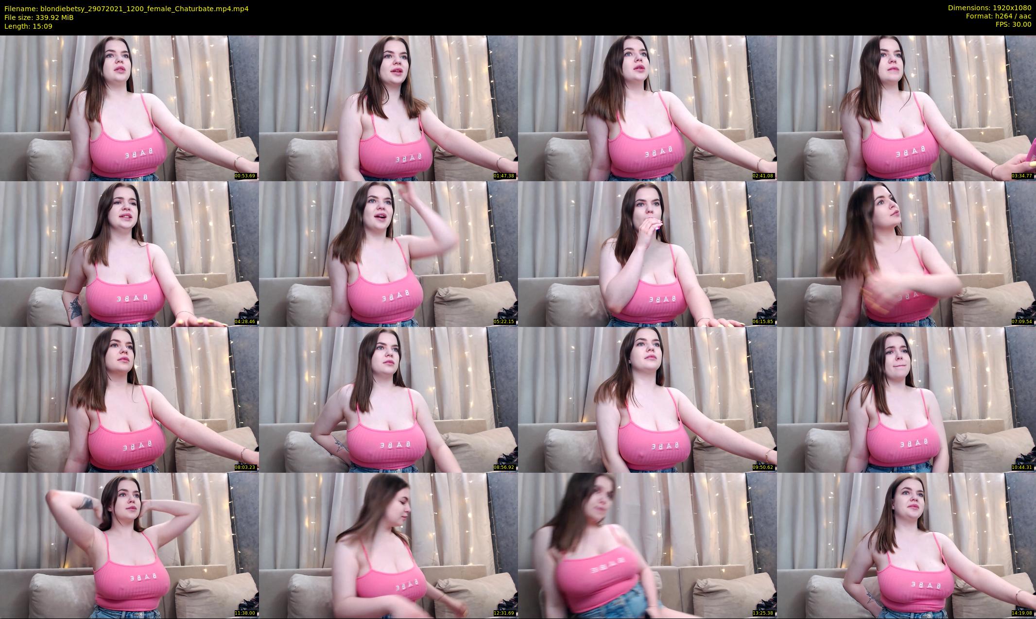 blondiebetsy — 16 minute Chaturbate female cam show recording, 1080p, Jul 29, 2021