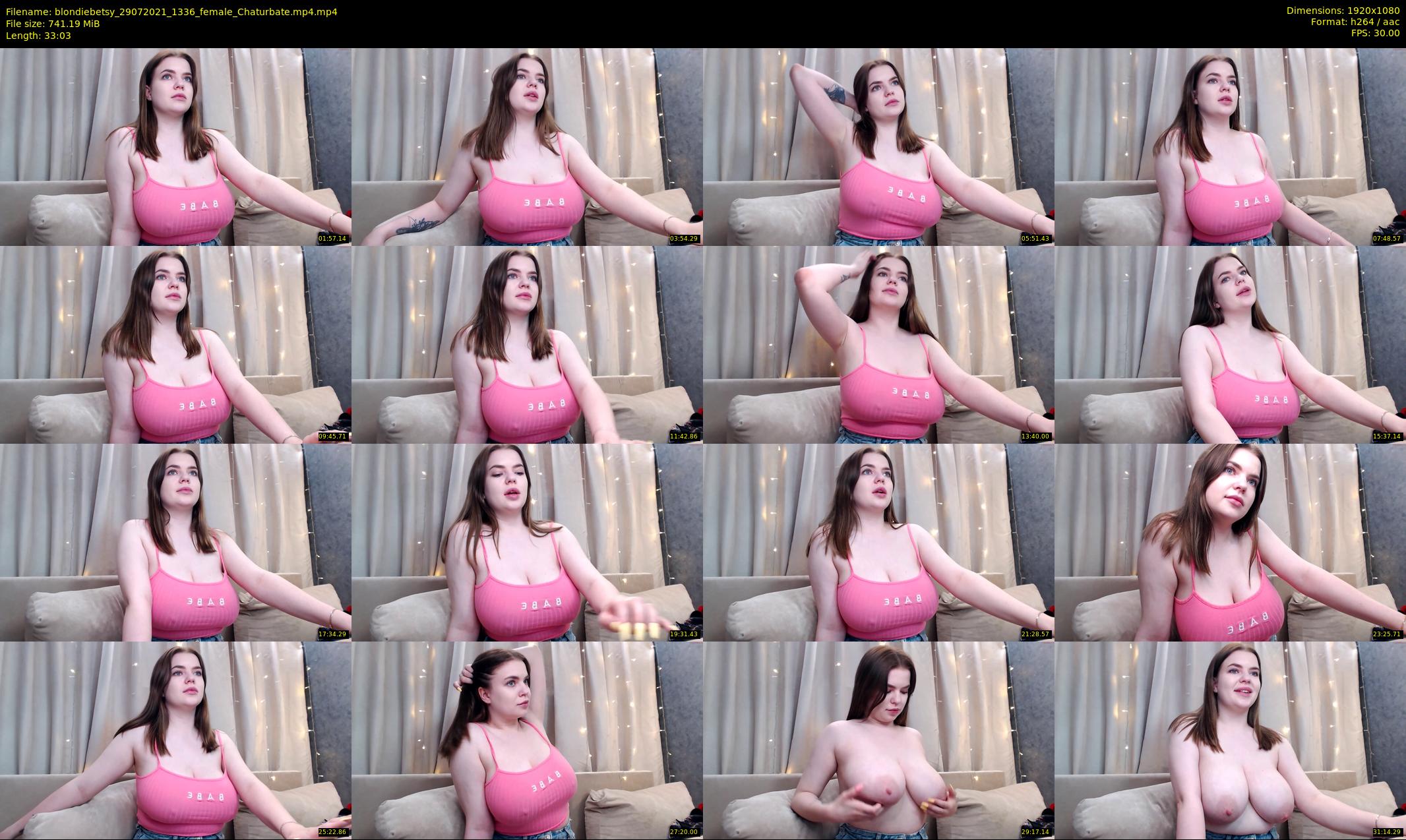 blondiebetsy — 34 minute Chaturbate female cam show recording, 1080p, Jul 29, 2021
