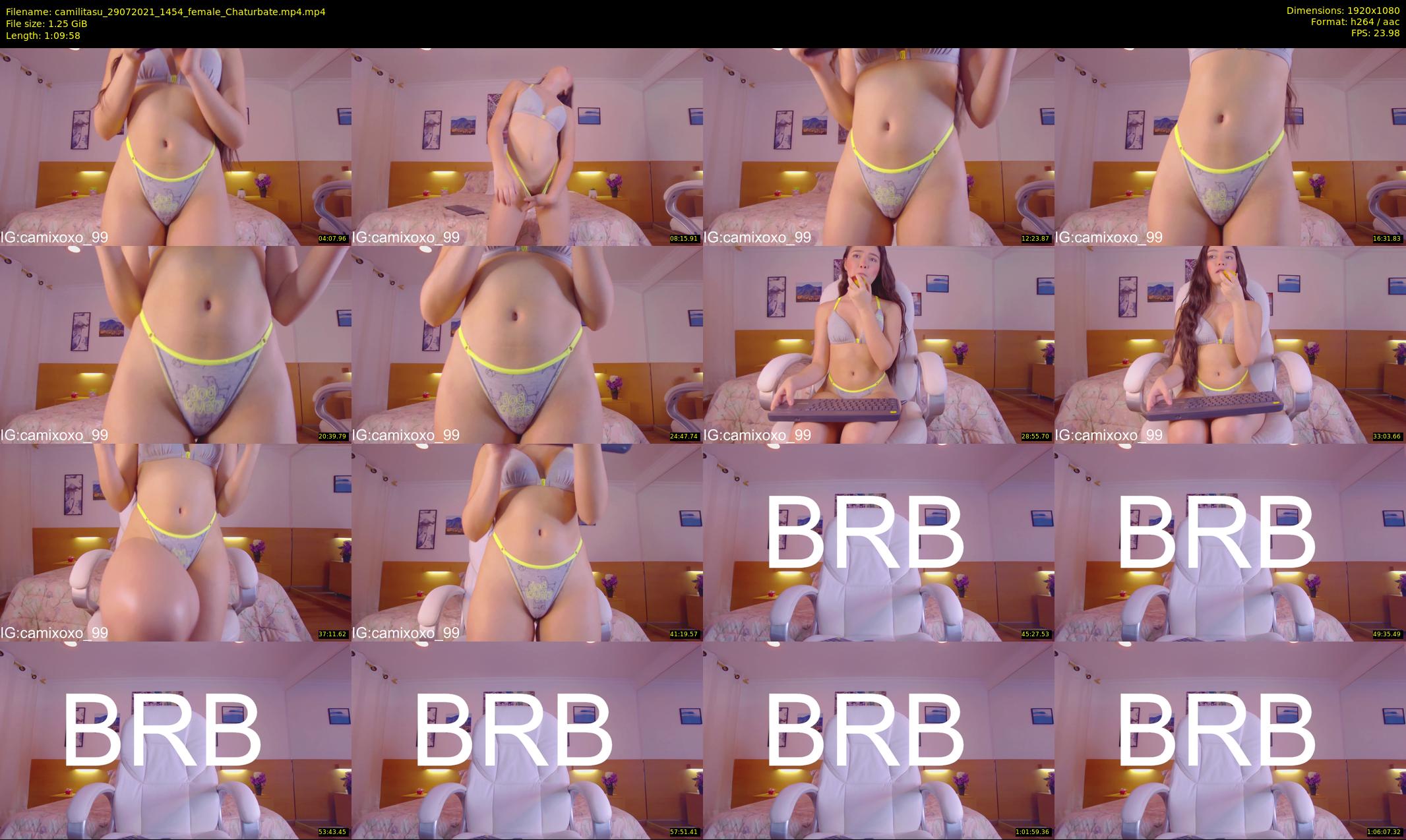camilitasu — 70 minute Chaturbate female cam show recording, 1080p, Jul 29, 2021