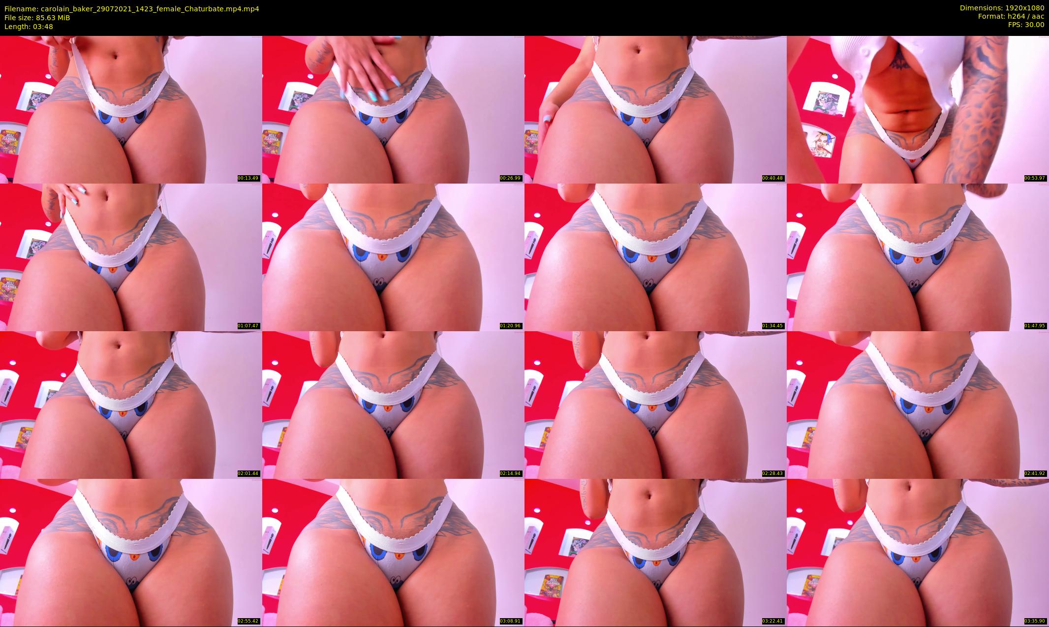 carolain_baker — 4 minute Chaturbate female cam show recording, 1080p, Jul 29, 2021