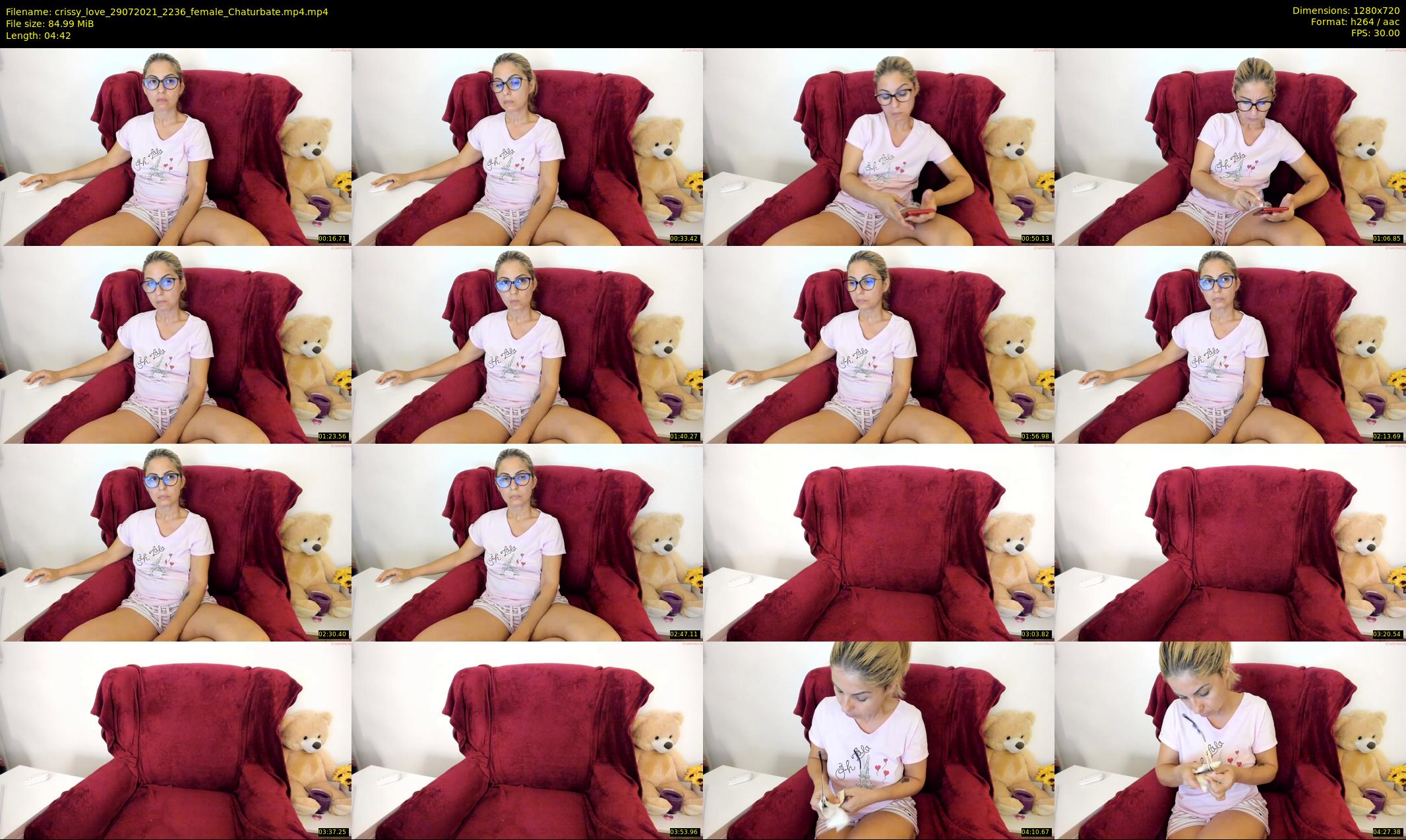 crissy_love — 5 minute Chaturbate female cam show recording, 720p, Jul 29, 2021