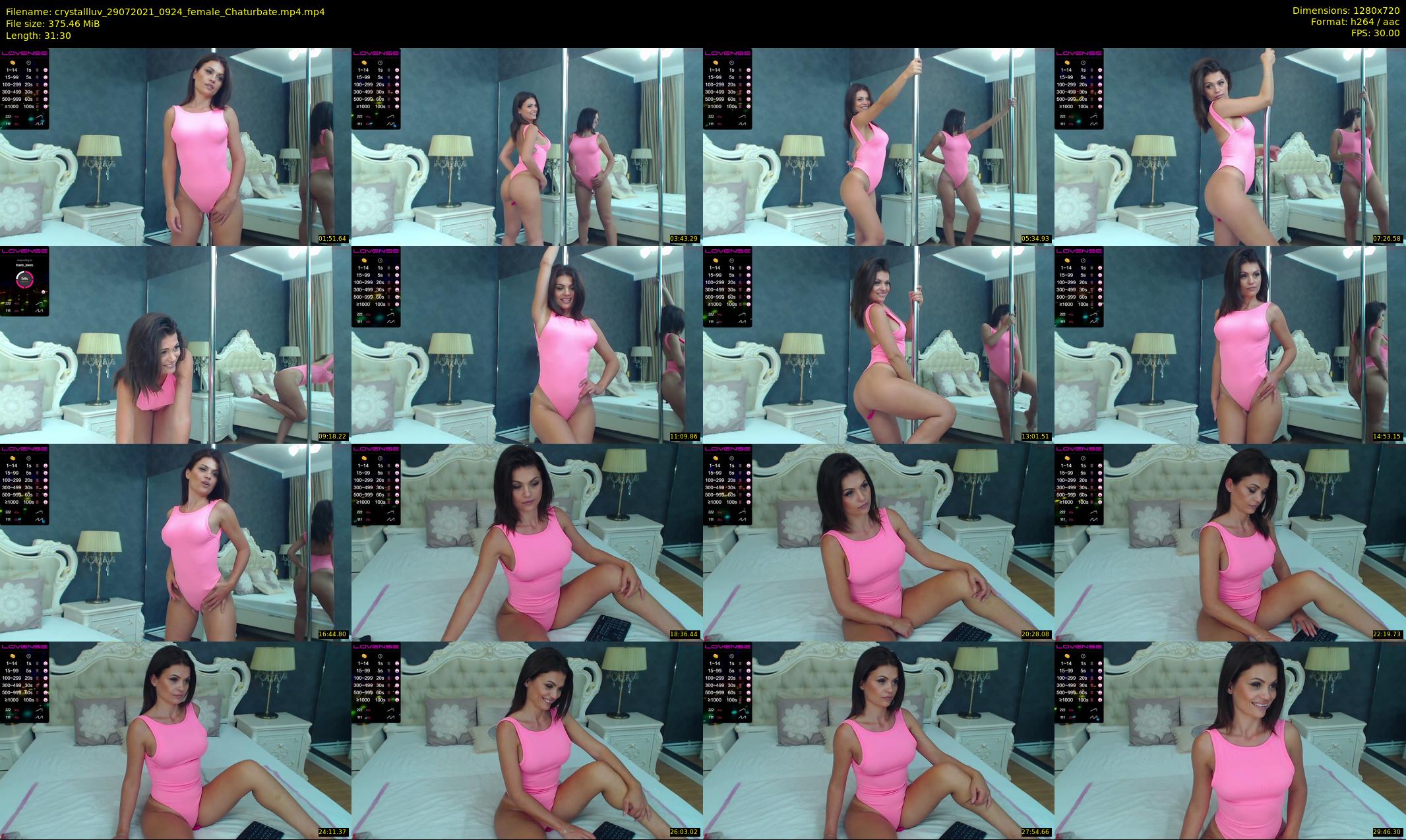 crystallluv — 32 minute Chaturbate female cam show recording, 720p, Jul 29, 2021