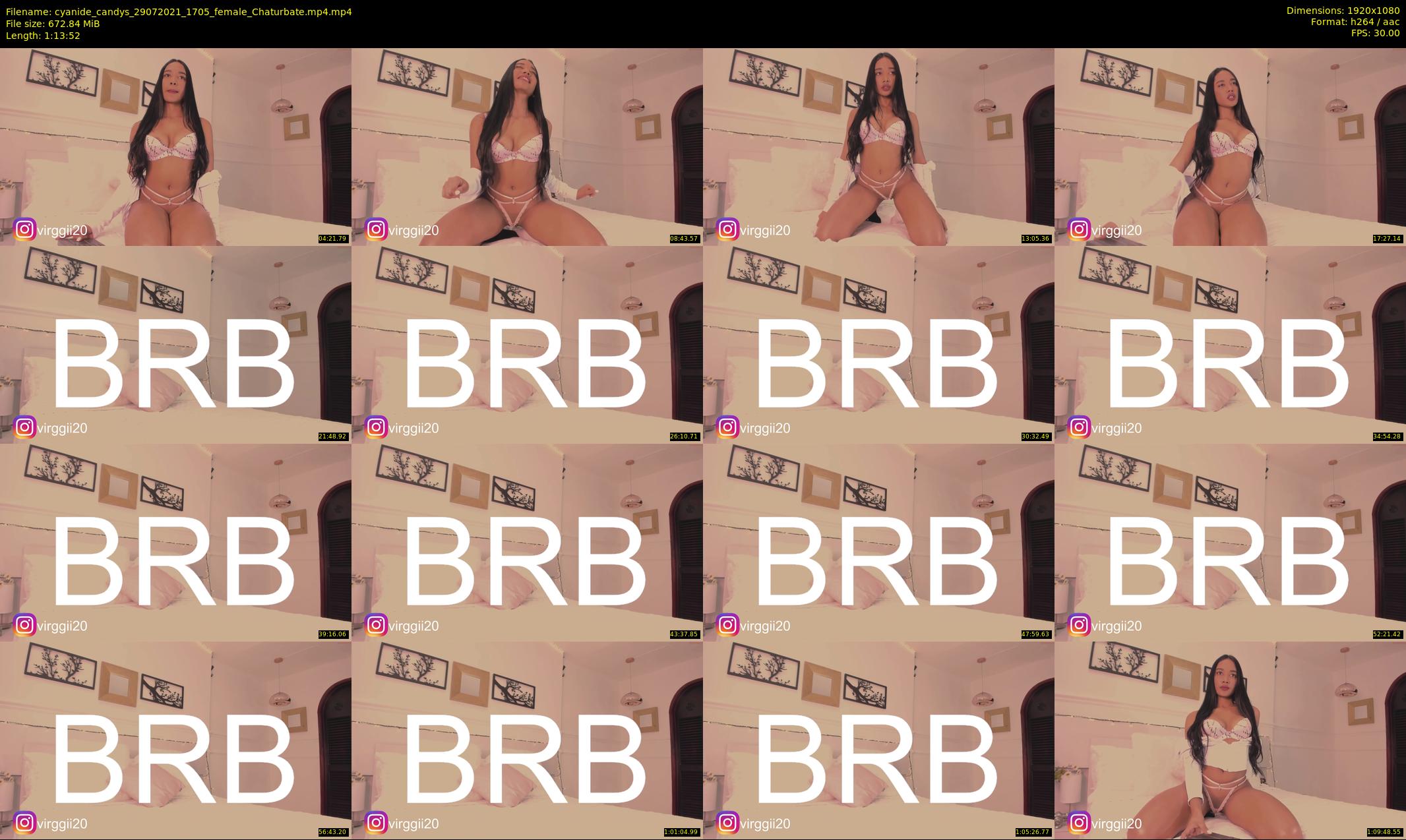 cyanide_candys — 74 minute Chaturbate female cam show recording, 1080p, Jul 29, 2021