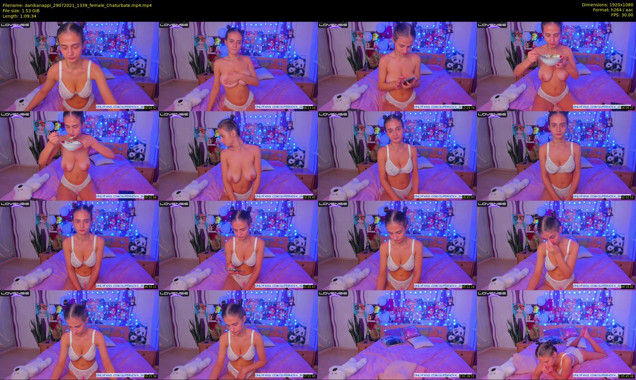 danikanappi — 70 minute Chaturbate female cam show recording, 1080p, Jul 29, 2021