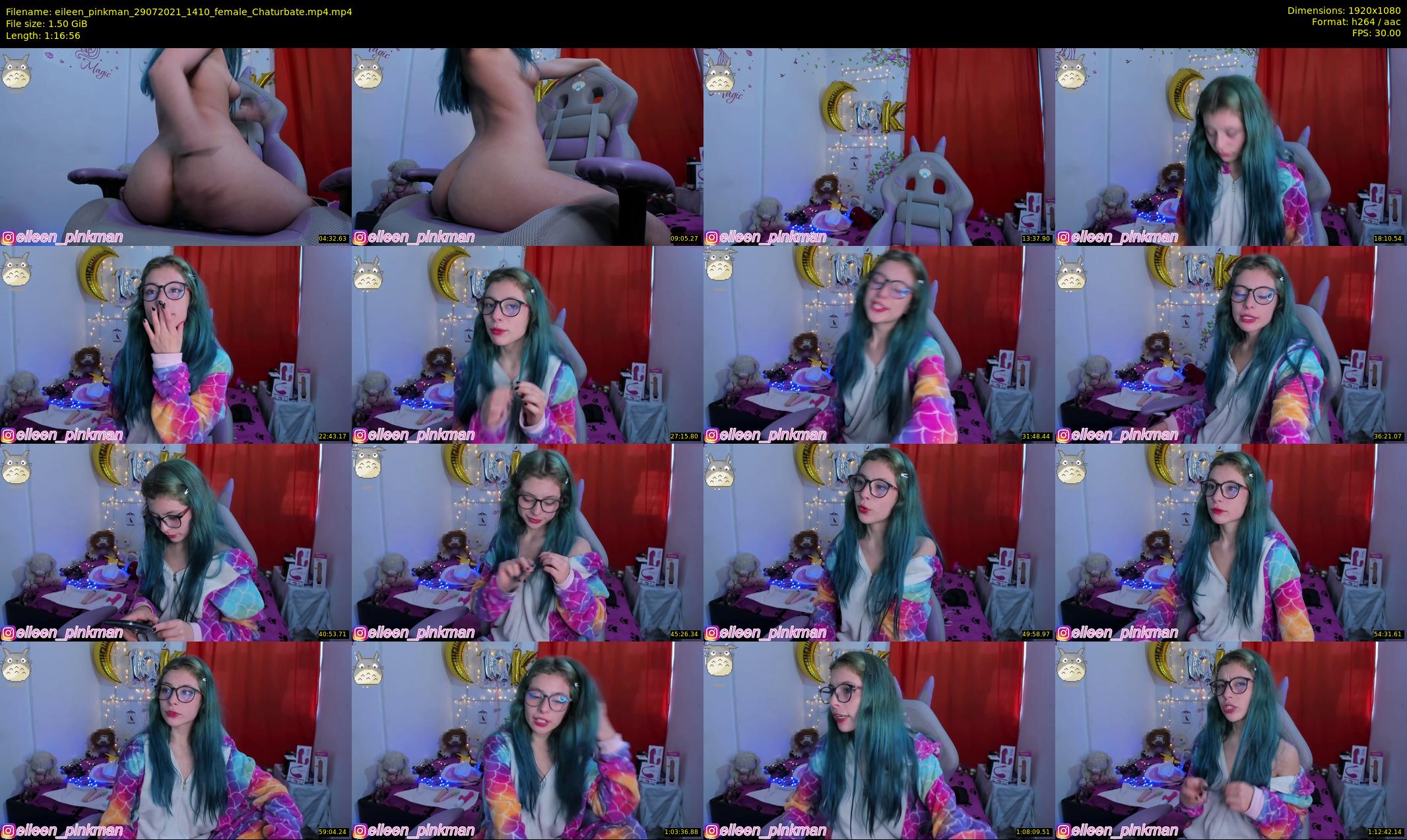 eileen_pinkman — 77 minute Chaturbate female cam show recording, 1080p, Jul 29, 2021