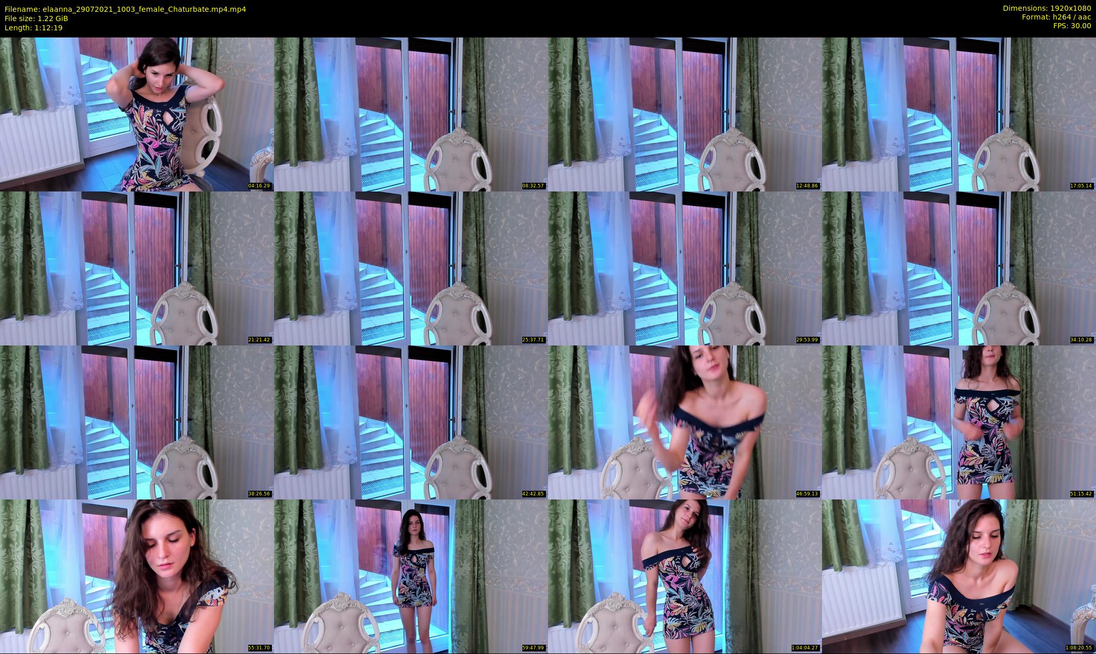 elaanna — 73 minute Chaturbate female cam show recording, 1080p, Jul 29, 2021