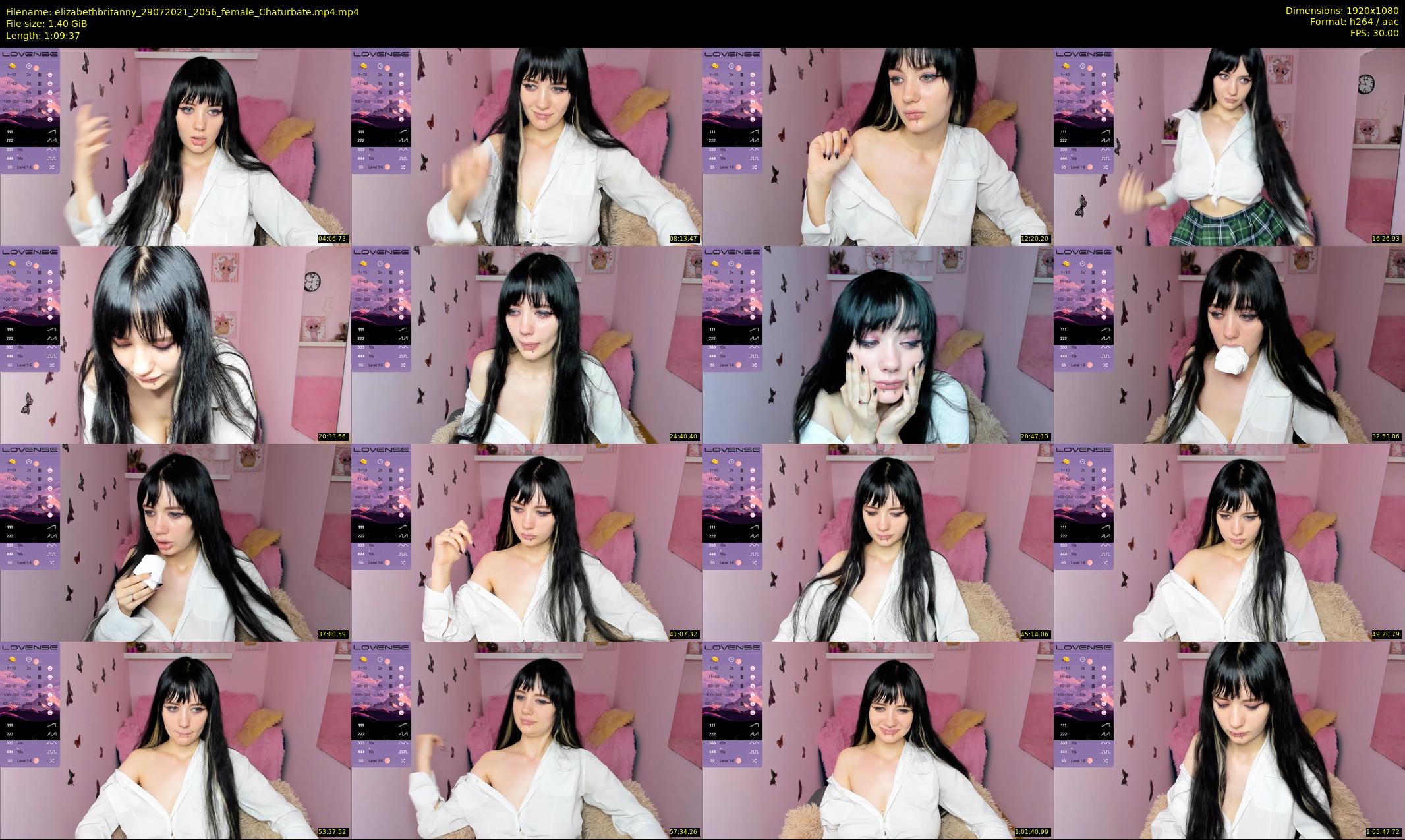 elizabethbritanny — 70 minute Chaturbate female cam show recording, 1080p, Jul 29, 2021