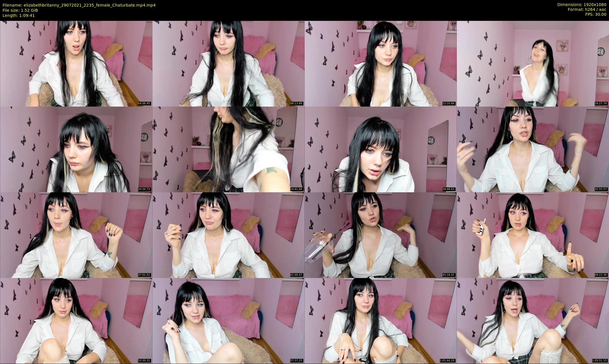 elizabethbritanny — 70 minute Chaturbate female cam show recording, 1080p, Jul 29, 2021