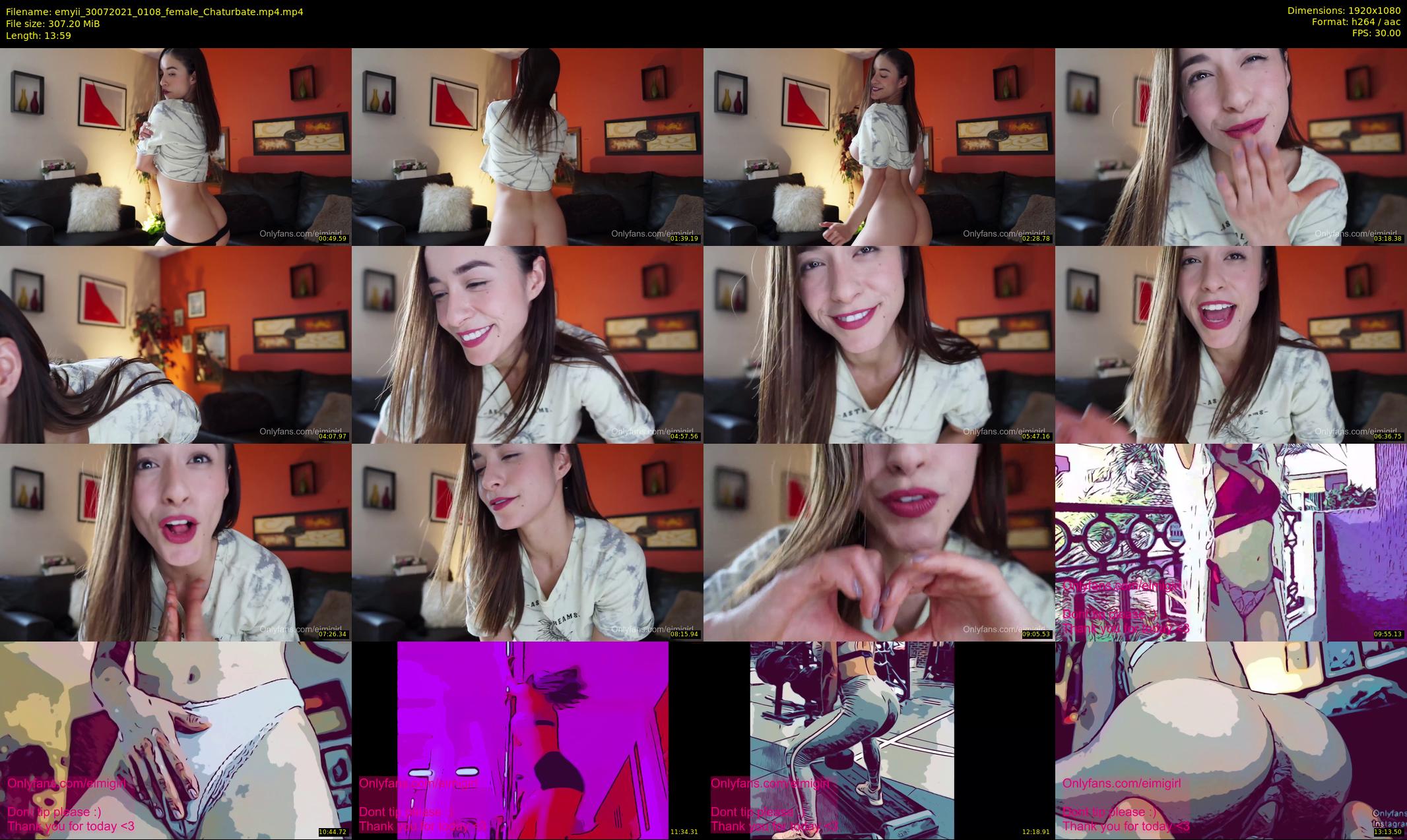 emyii — 14 minute Chaturbate female cam show recording, 1080p, Jul 30, 2021