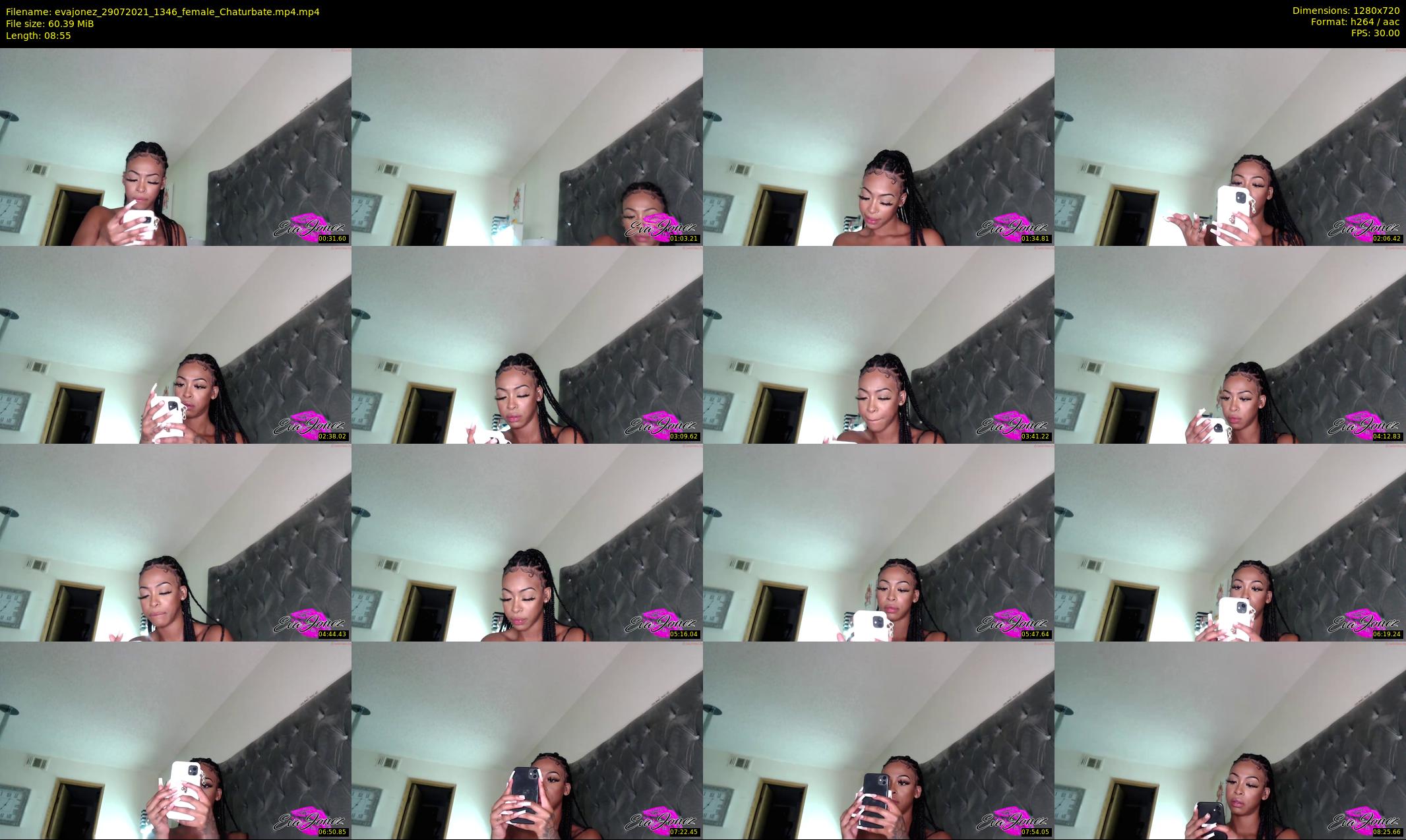 evajonez — 9 minute Chaturbate female cam show recording, 720p, Jul 29, 2021