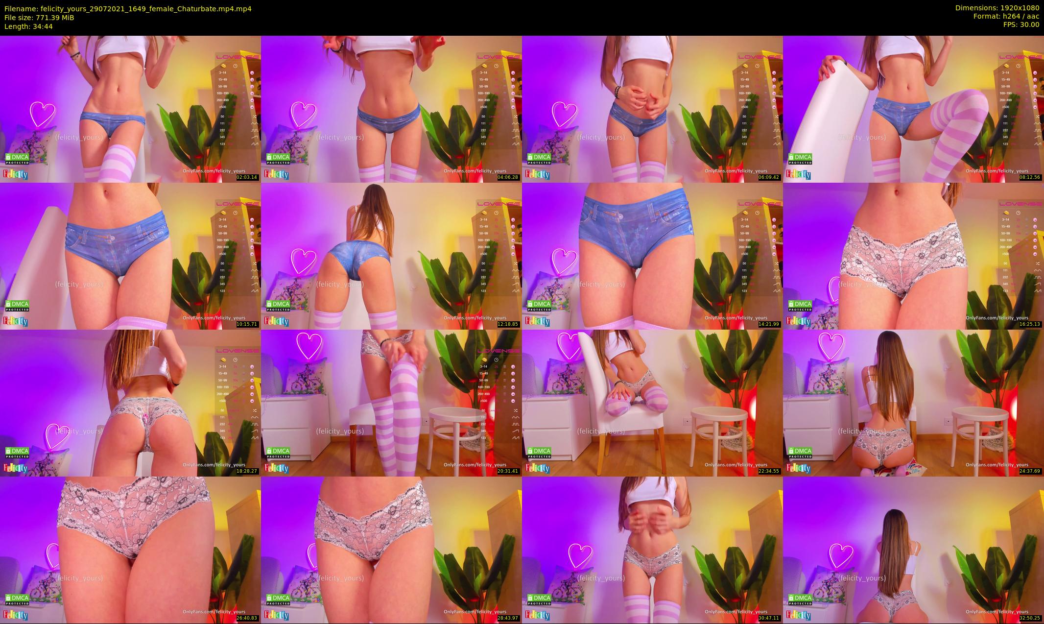 felicity_yours — 35 minute Chaturbate female cam show recording, 1080p, Jul 29, 2021