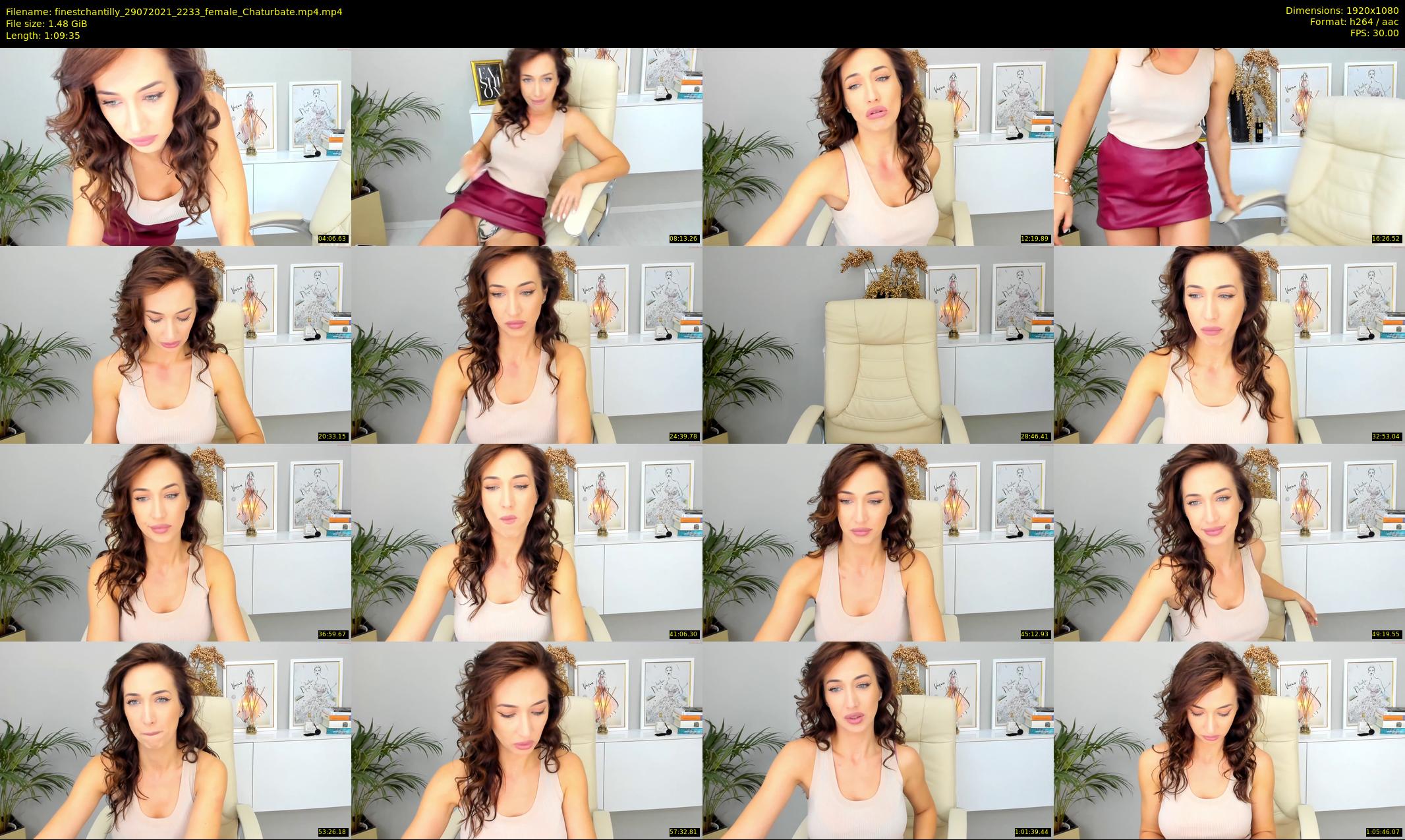 finestchantilly — 70 minute Chaturbate female cam show recording, 1080p, Jul 29, 2021