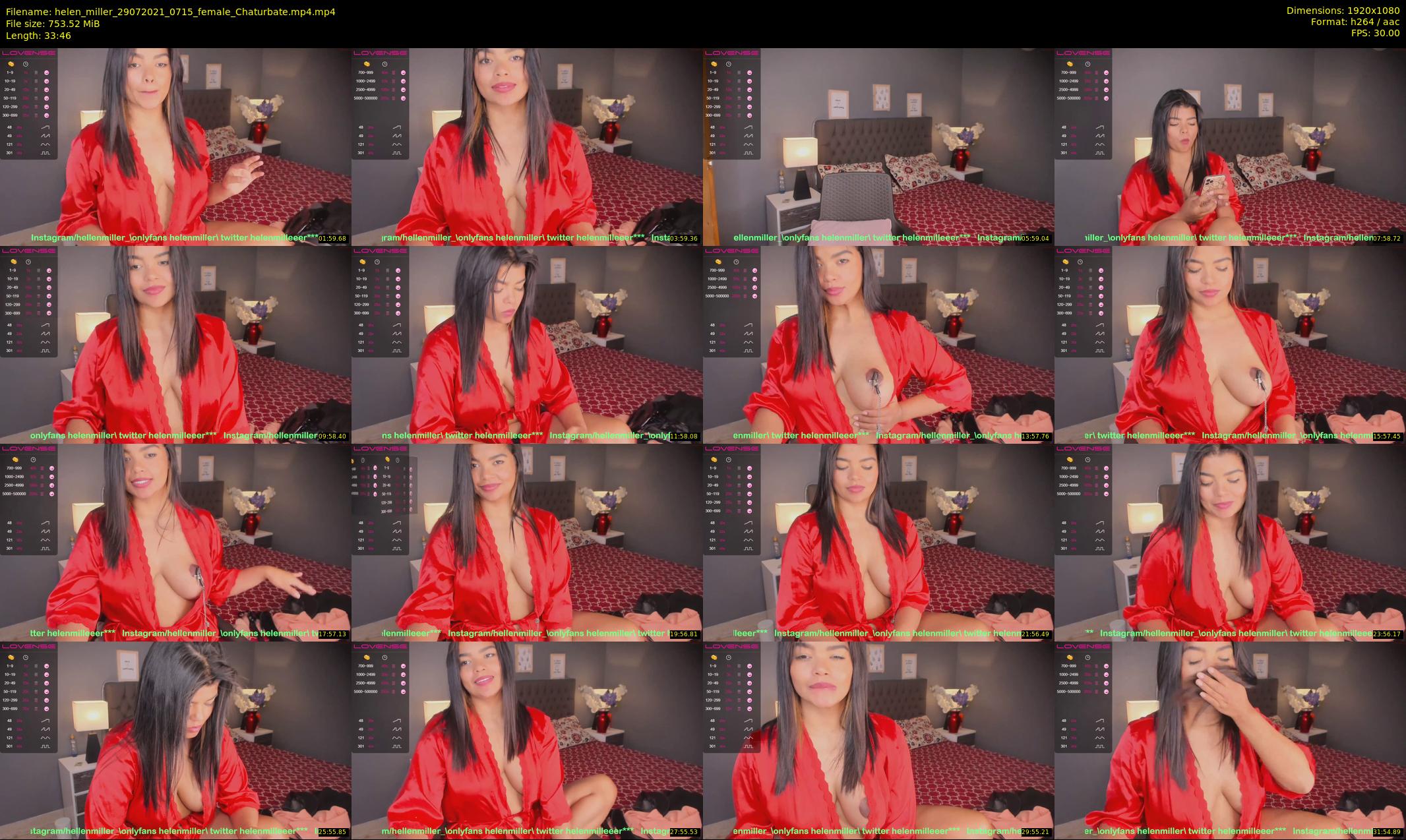 helen_miller — 34 minute Chaturbate female cam show recording, 1080p, Jul 29, 2021