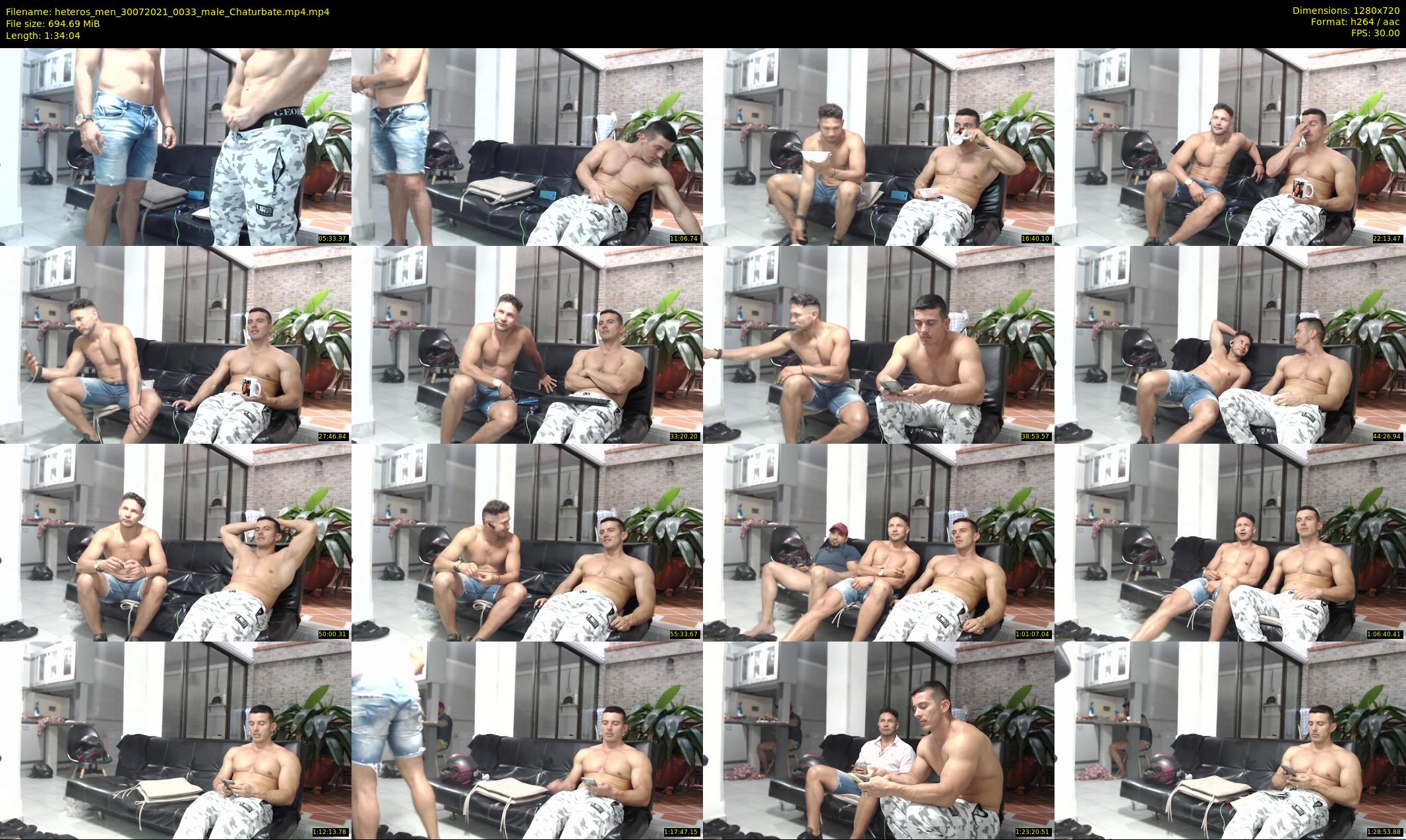 heteros_men — 95 minute Chaturbate male cam show recording, 720p, Jul 30, 2021