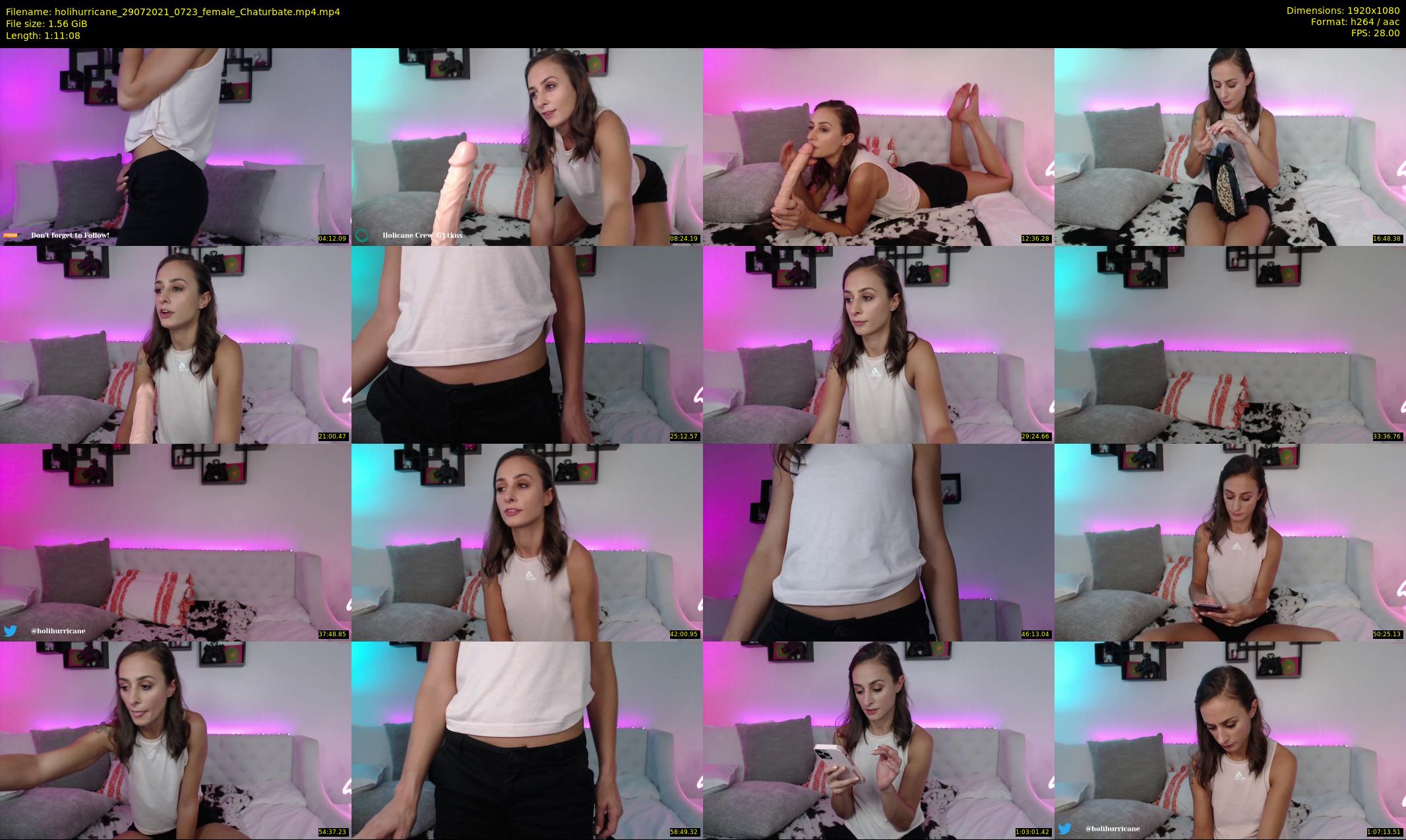 holihurricane — 72 minute Chaturbate female cam show recording, 1080p, Jul 29, 2021